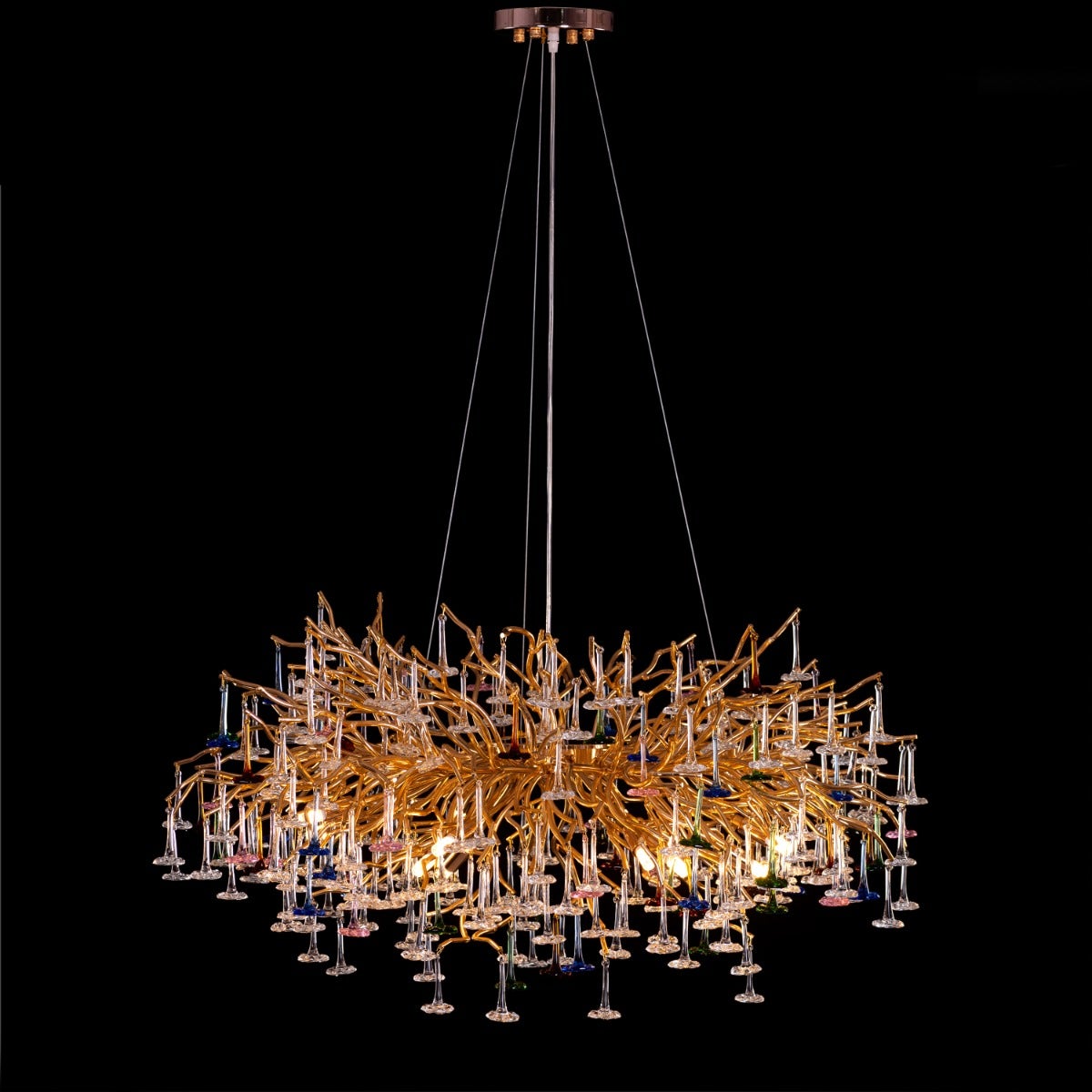 You Said Eternity (Medium, Gold) Crystal Chandelier
