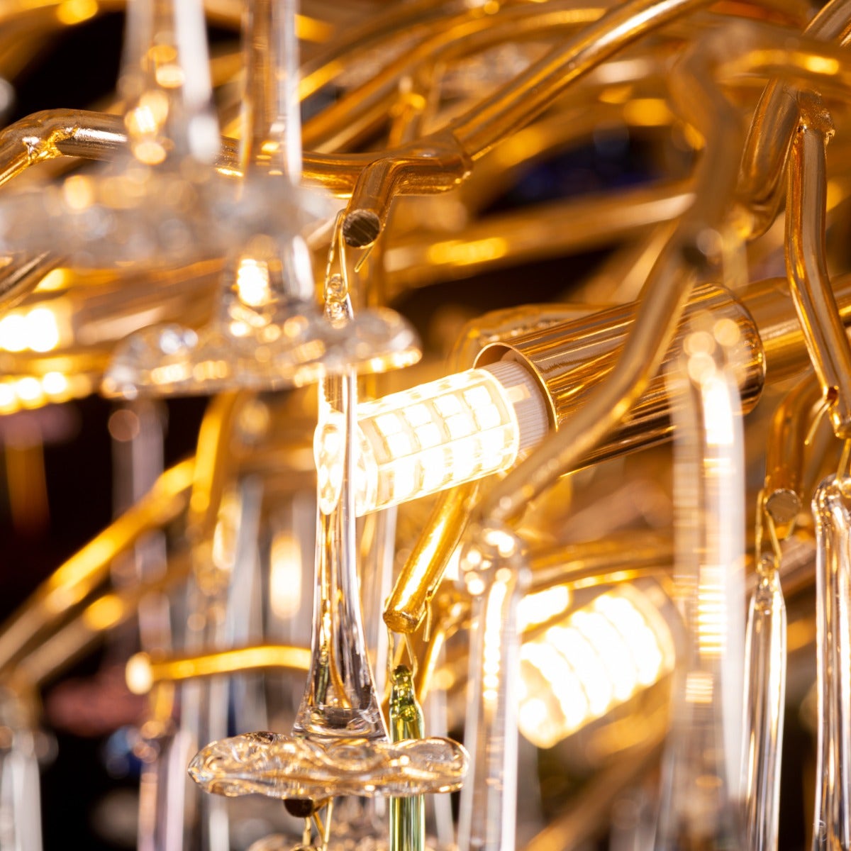 You Said Eternity (Medium, Gold) Crystal Chandelier