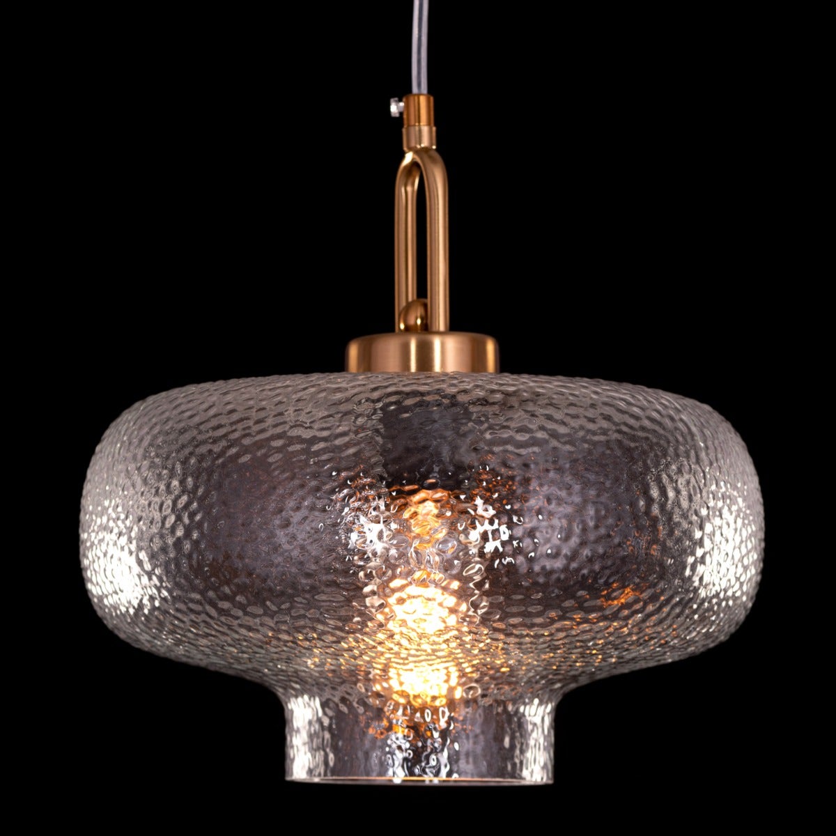 Take Me Traveling (Small, Gold) Glass Chandelier