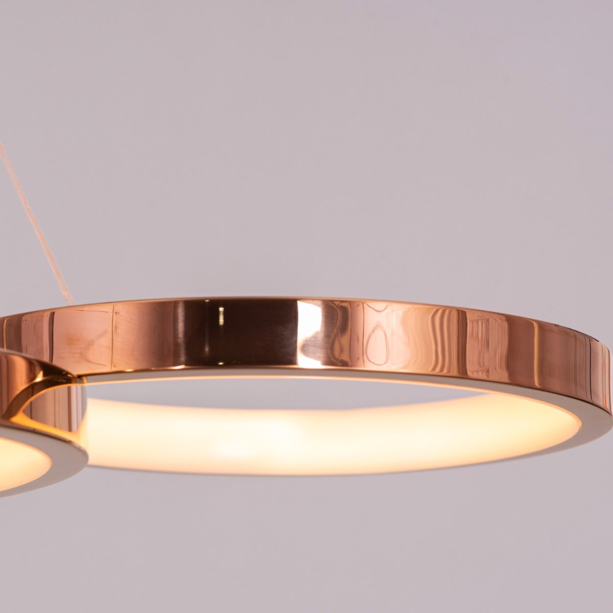 Agency Rose (Large, Rose Gold, Dimmable LED with Remote Control) Chandelier