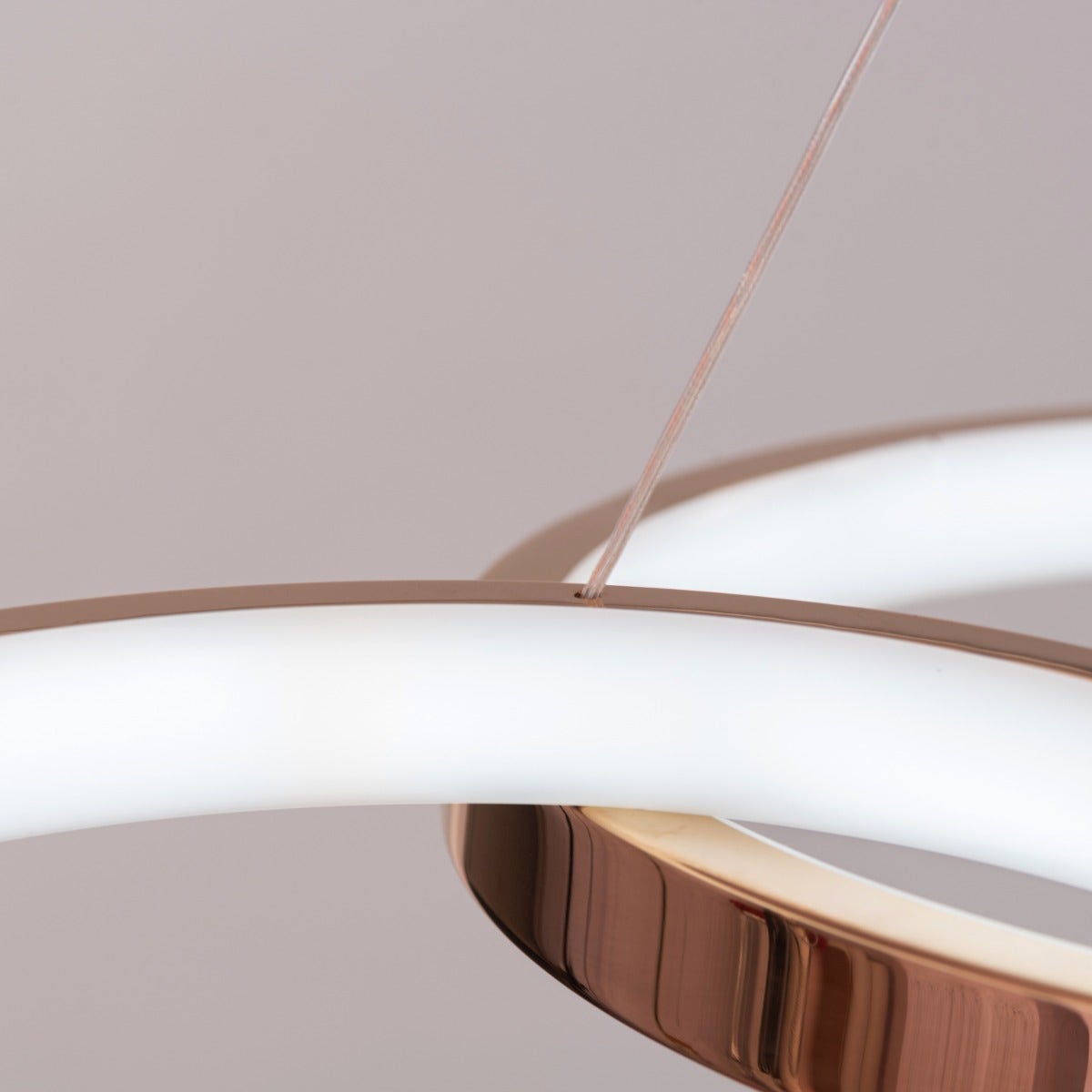 Agency Rose (Large, Rose Gold, Dimmable LED with Remote Control) Chandelier