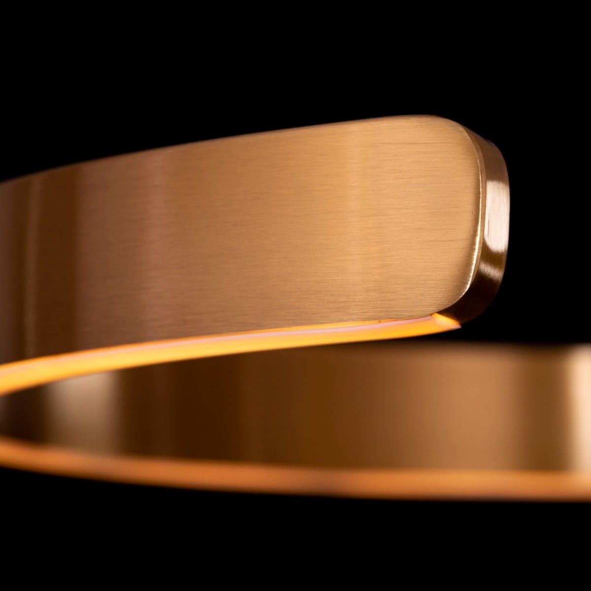 Passing Through (Small, Gold, Dimmable LED with Remote Control) Chandelier