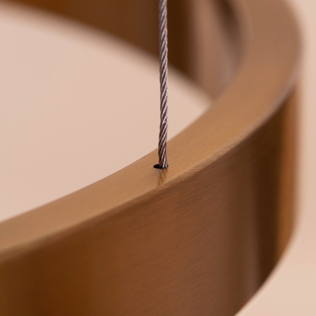 Passing Through (Small, Gold, Dimmable LED with Remote Control) Chandelier