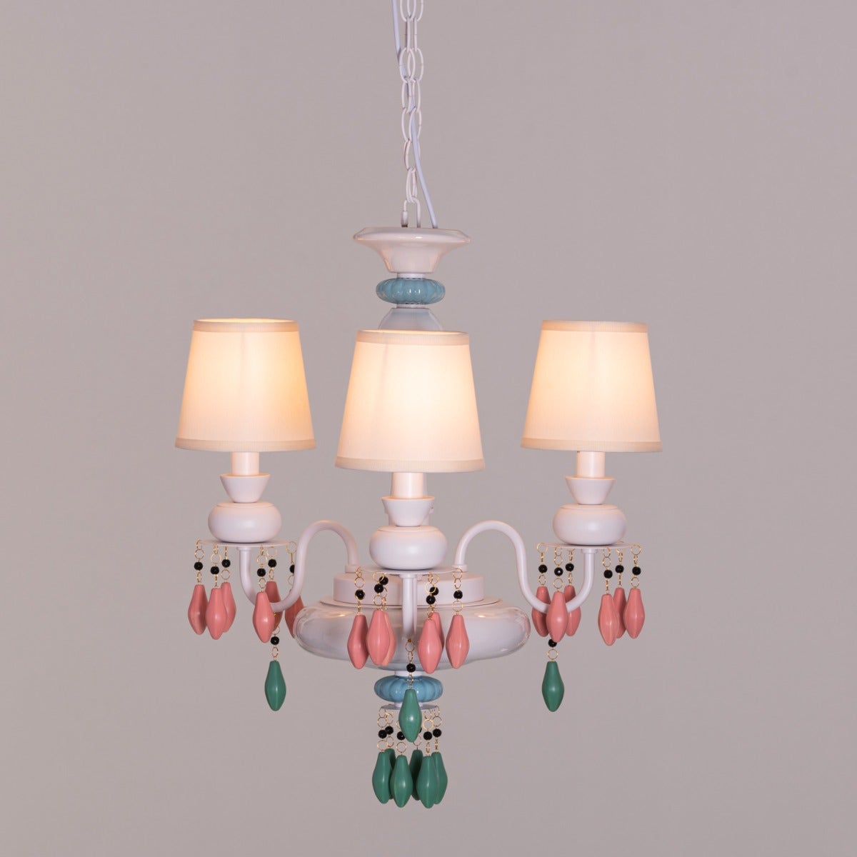 Faraway Tree (Small, White) Ceramic Chandelier