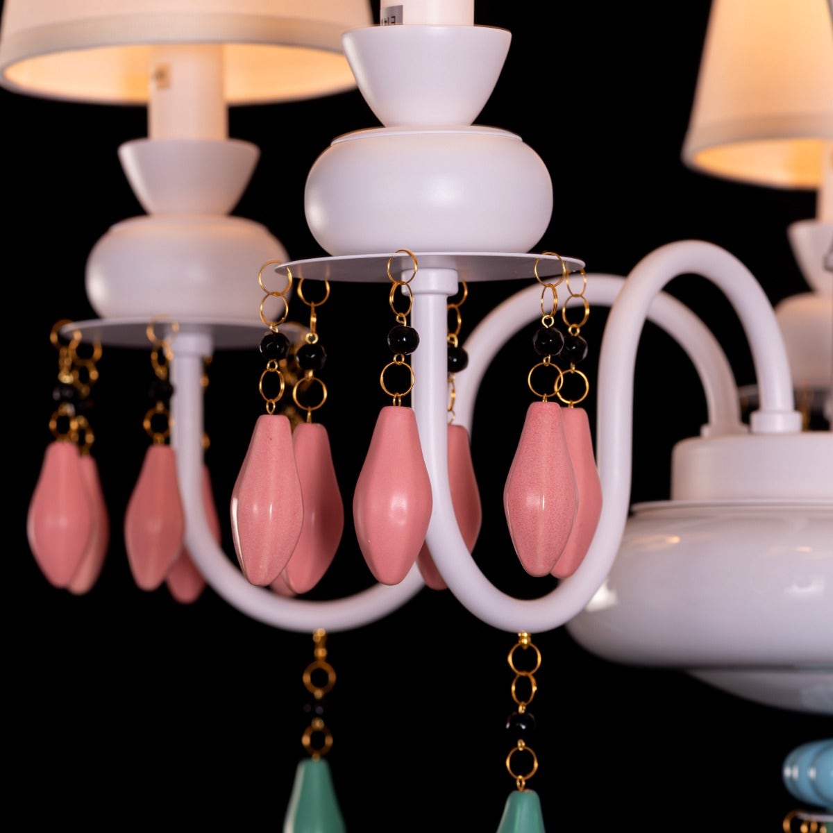 Faraway Tree (Small, White) Ceramic Chandelier