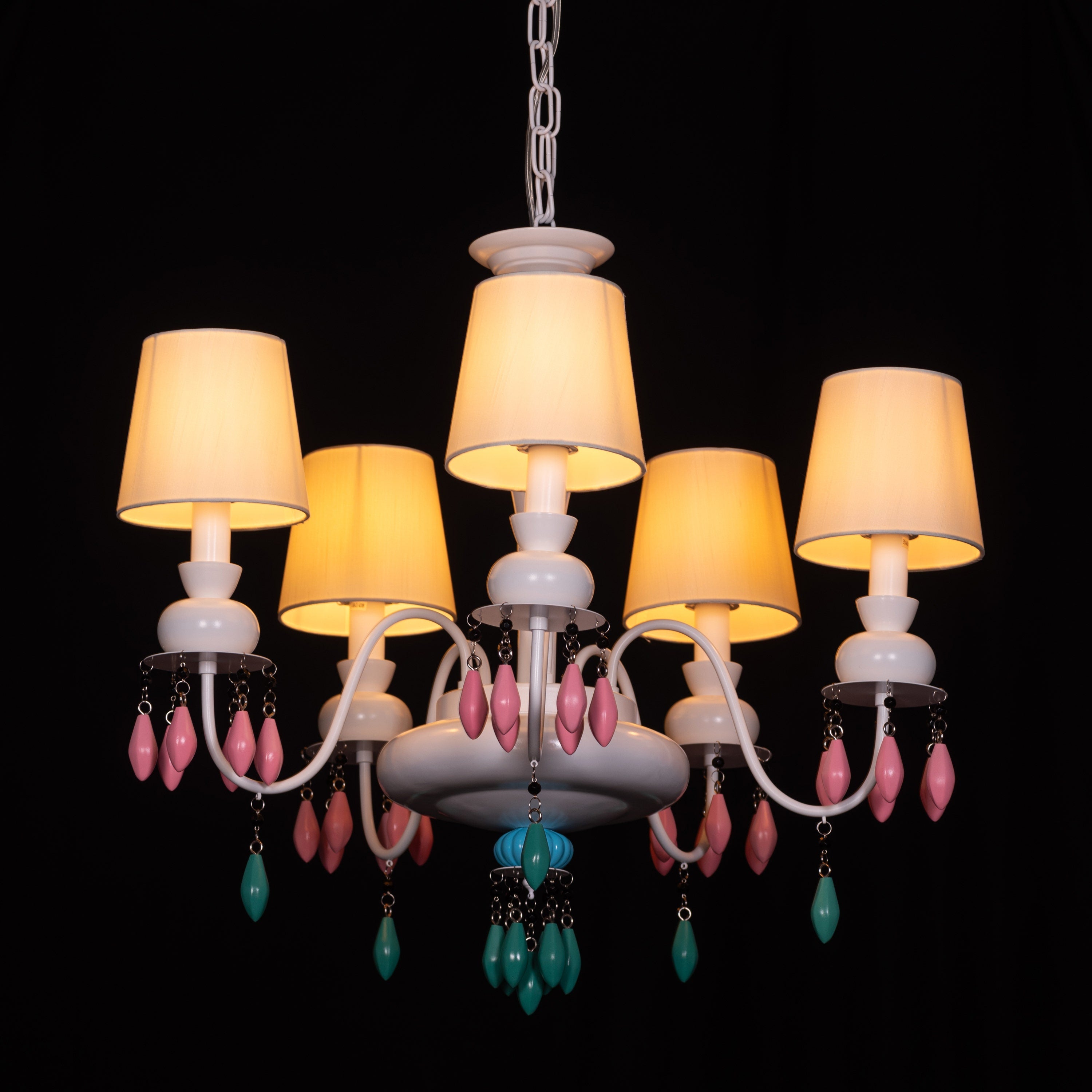 Faraway Tree (Medium, White) Ceramic Chandelier