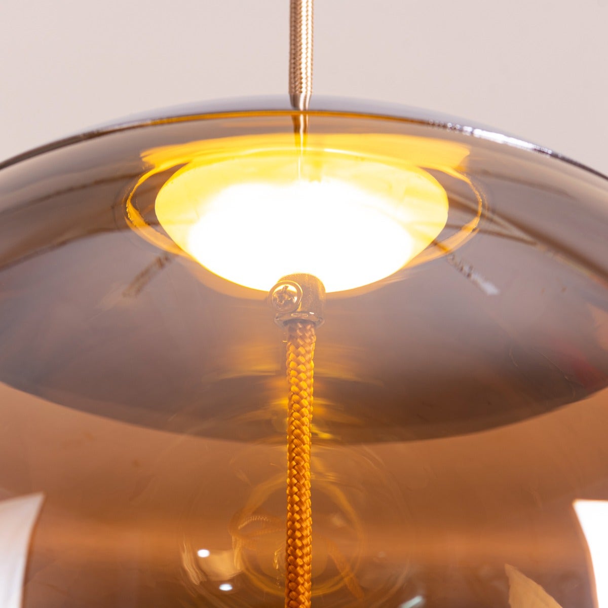 Motivation (Amber, Built-In LED) Glass Pendant Light
