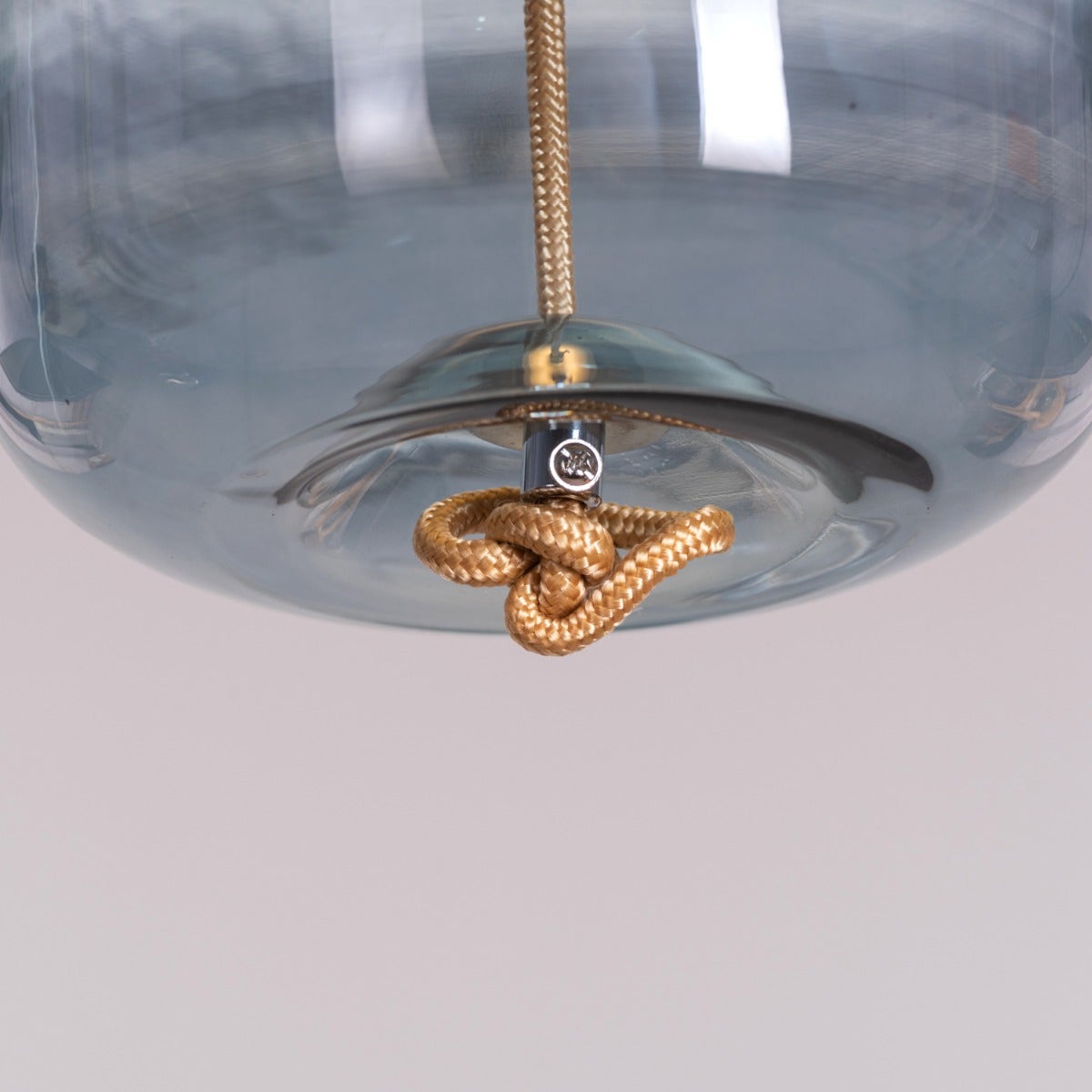 Trust Yourself (Blue, Built-In LED) Glass Pendant Light