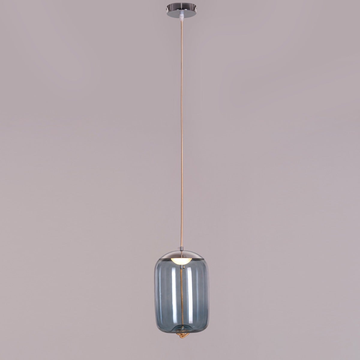 Trust Yourself (Blue, Built-In LED) Glass Pendant Light