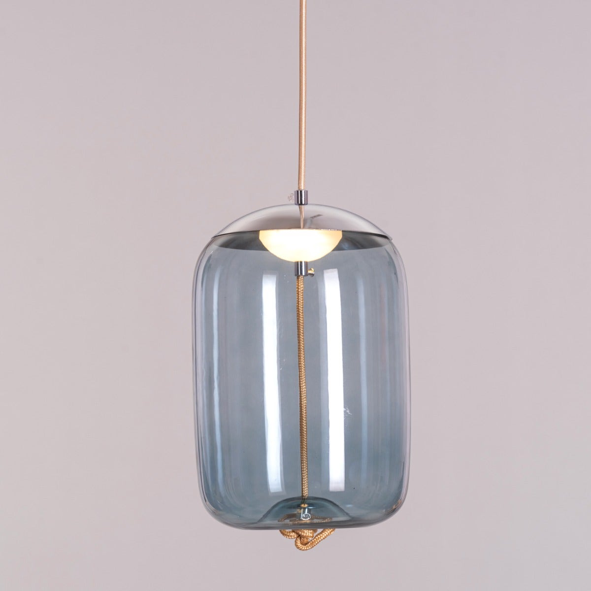 Trust Yourself (Blue, Built-In LED) Glass Pendant Light