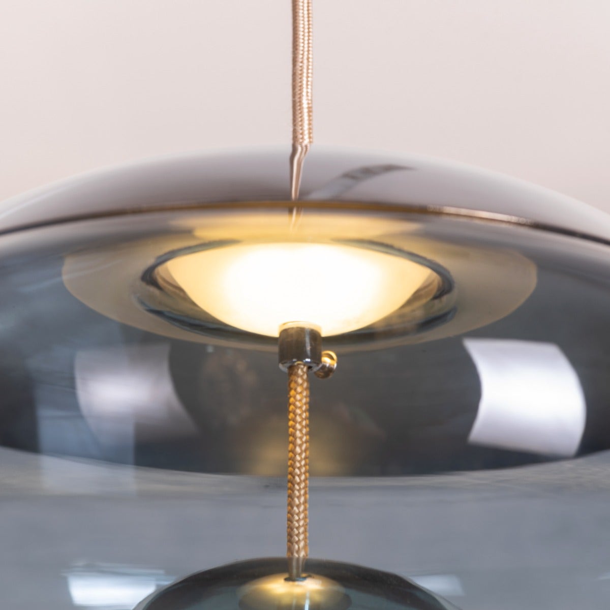 Change To Grow (Blue, Built-In LED) Glass Pendant Light