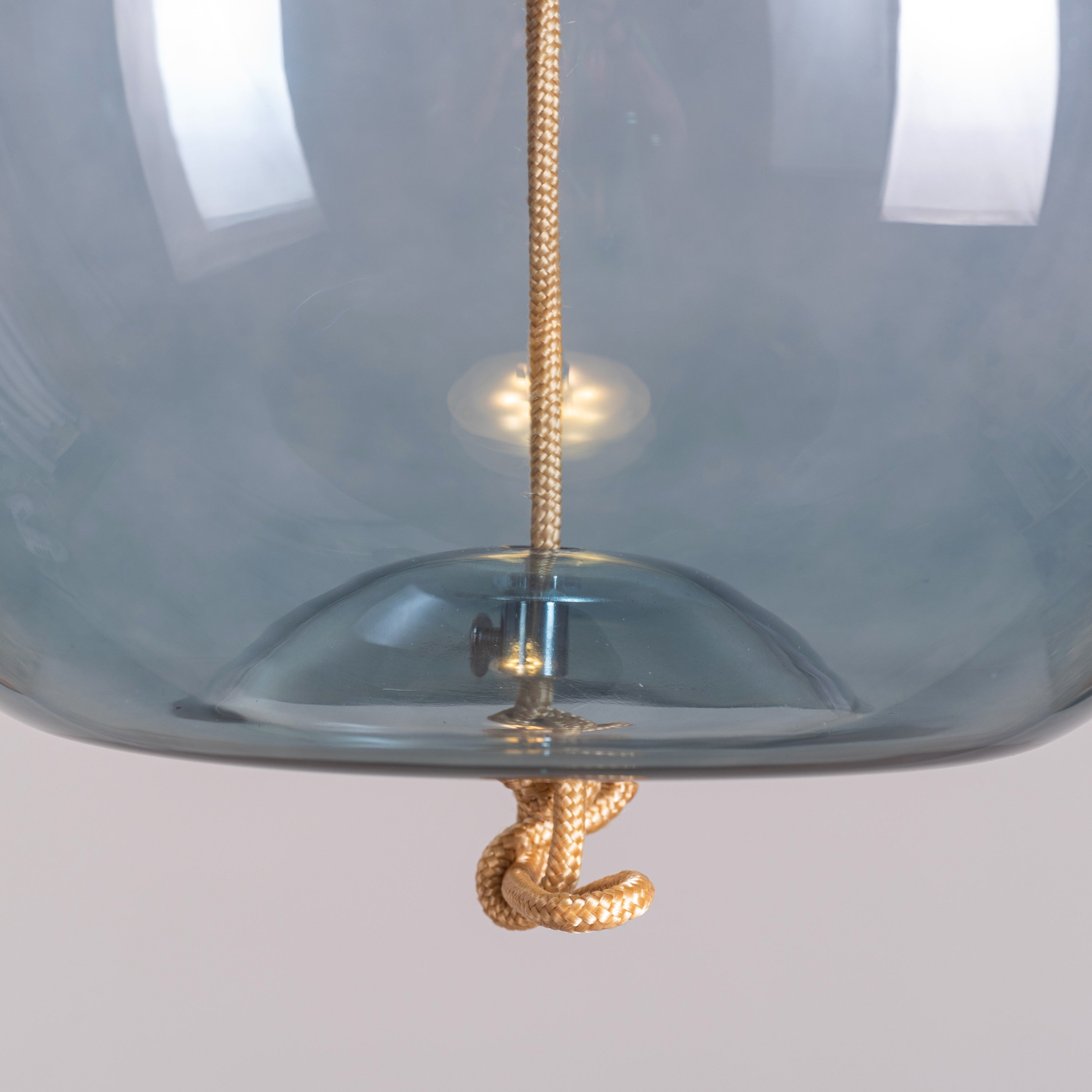 Motivation (Blue, Built-In LED) Glass Pendant Light