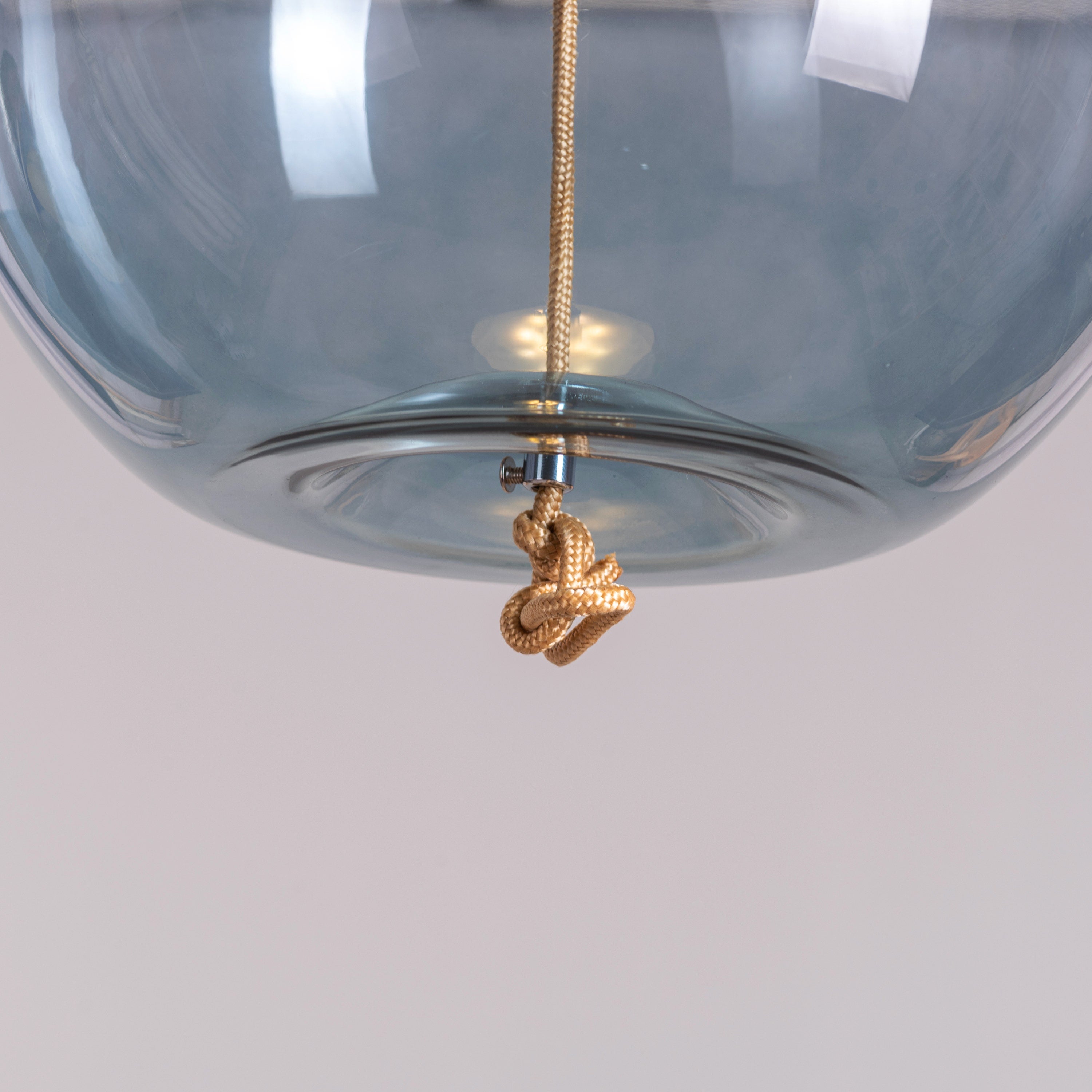 Motivation (Blue, Built-In LED) Glass Pendant Light