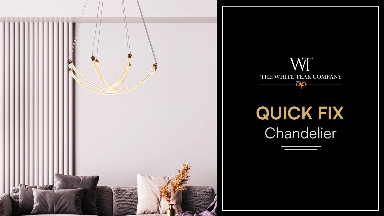 Quick Fix (Dimmable LED with Remote Control) Chandelier