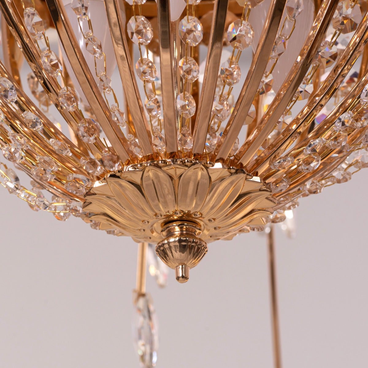 Juliet To Your Romeo (Large, Gold) Crystal Chandelier