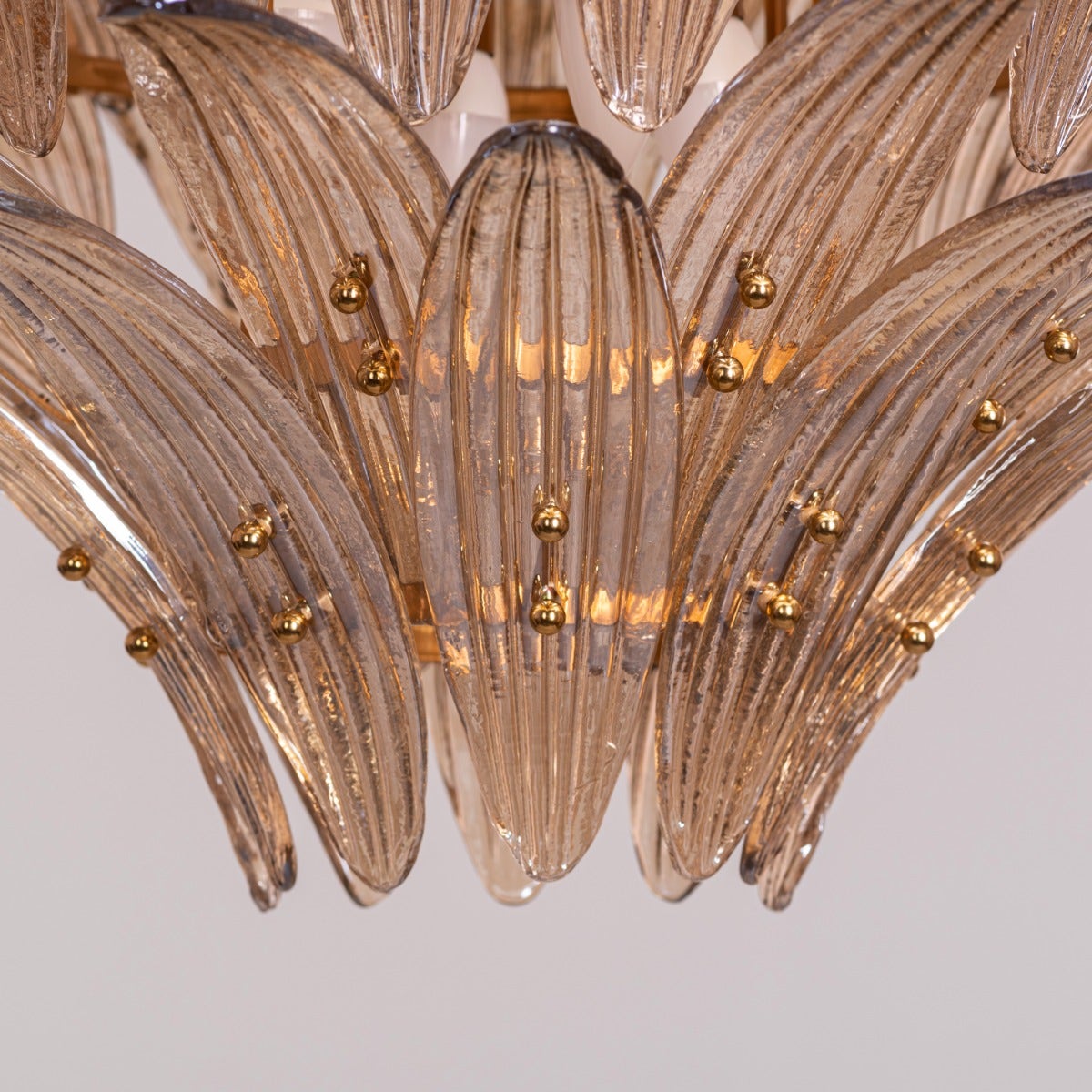 Land This Plane (Large, Gold) Glass Chandelier