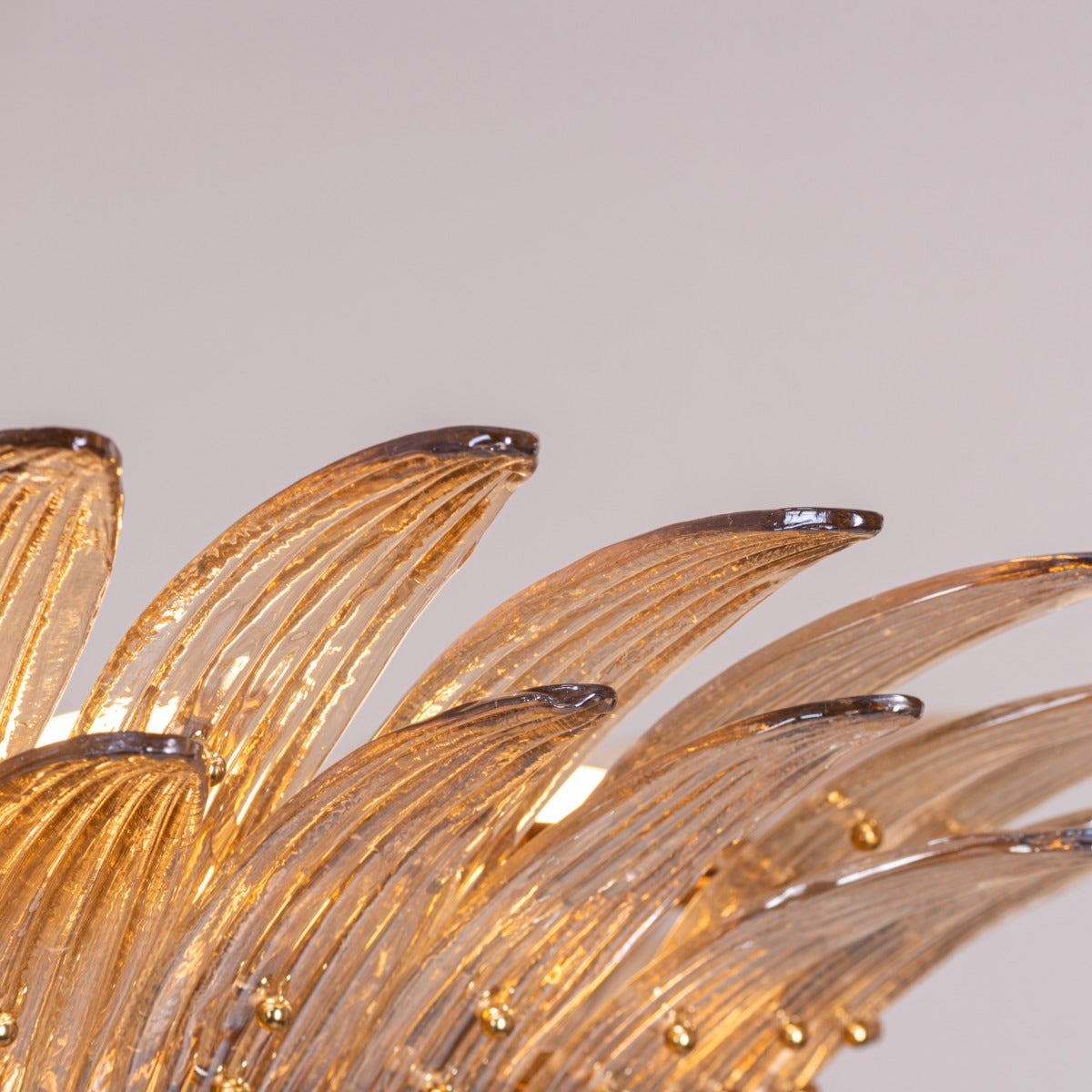 Land This Plane (Large, Gold) Glass Chandelier