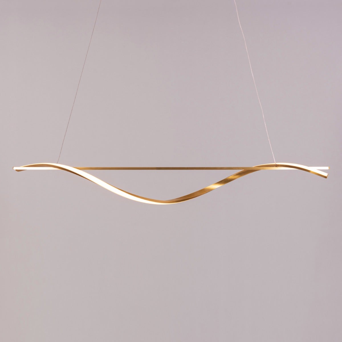 Cheat Sheet (Large, Gold, Dimmable LED with Remote Control) Chandelier