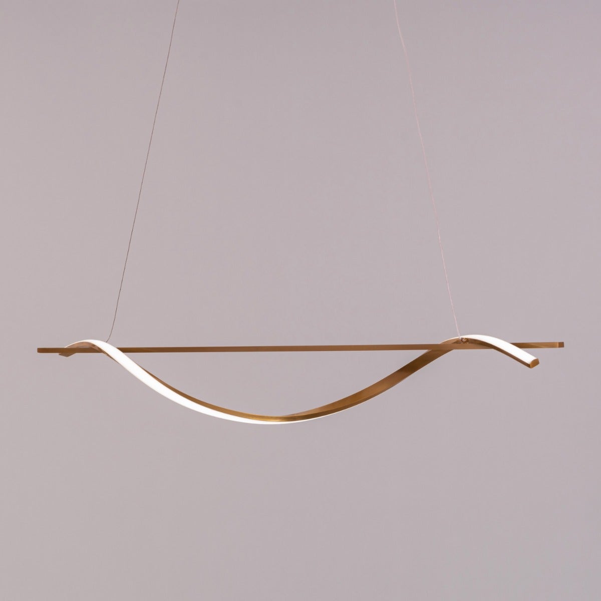 Cheat Sheet (Large, Gold, Dimmable LED with Remote Control) Chandelier