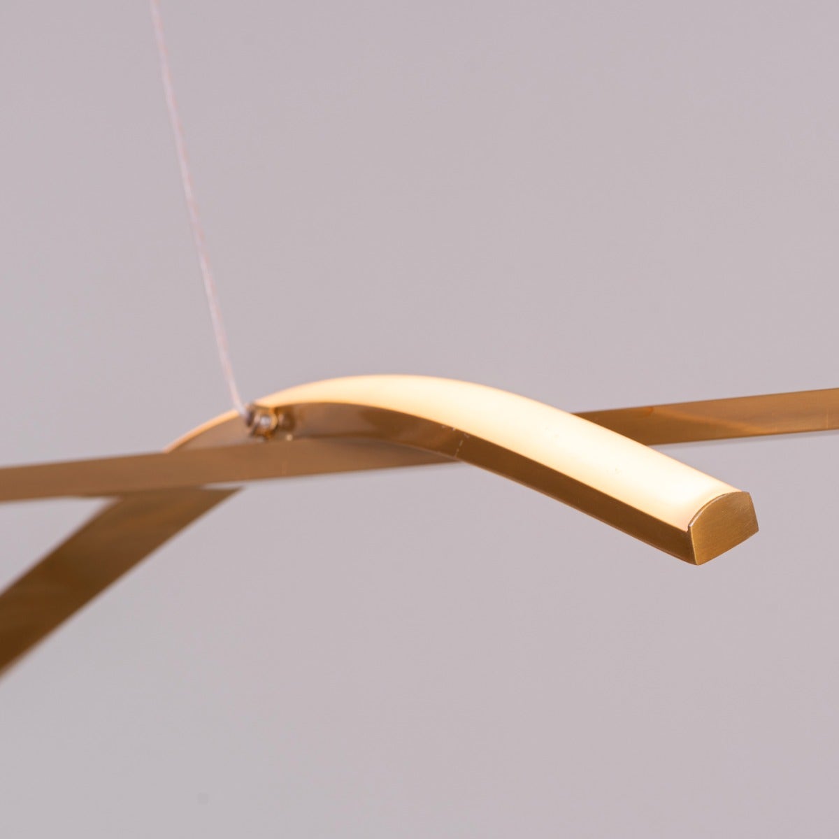 Cheat Sheet (Large, Gold, Dimmable LED with Remote Control) Chandelier