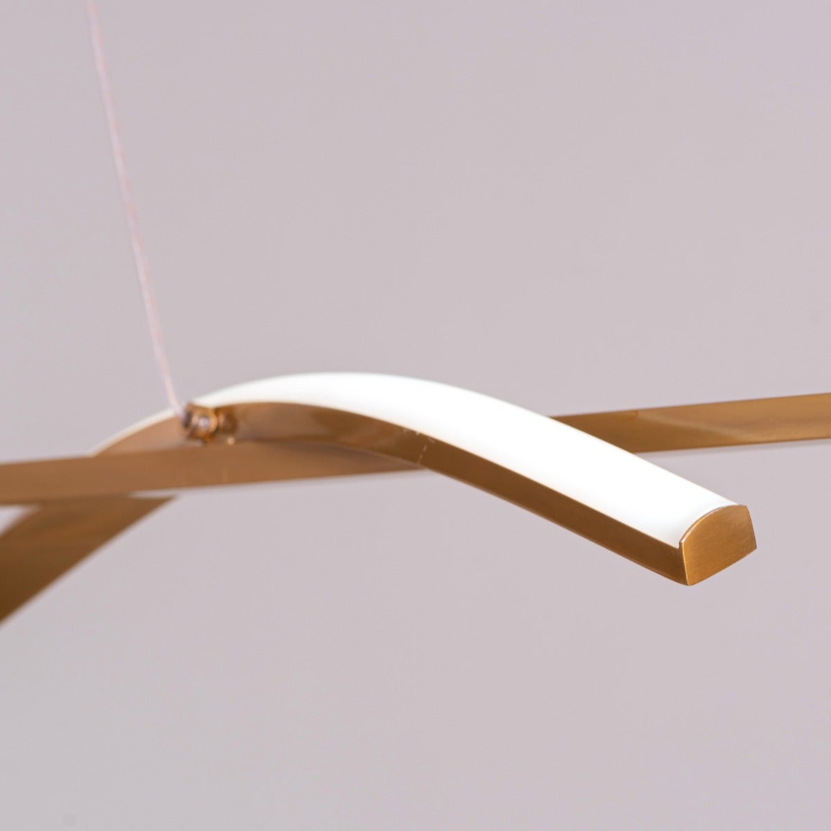 Cheat Sheet (Large, Gold, Dimmable LED with Remote Control) Chandelier