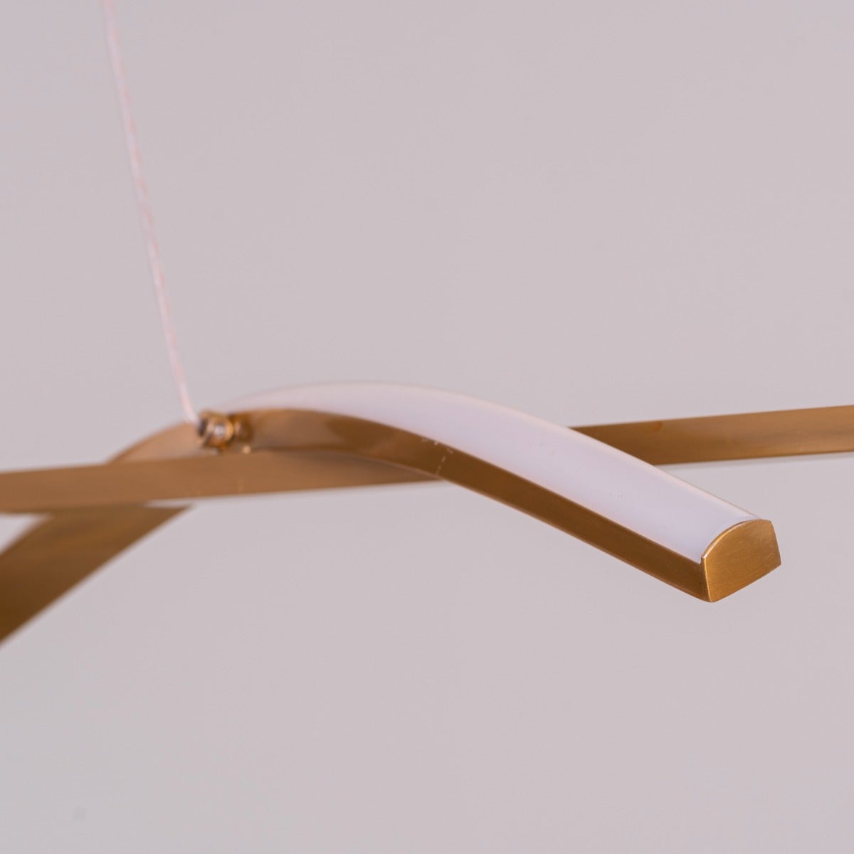 Cheat Sheet (Large, Gold, Dimmable LED with Remote Control) Chandelier