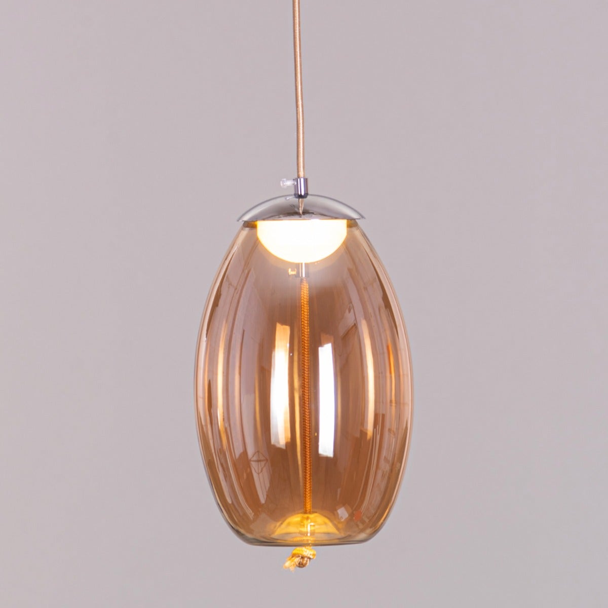 Feel The Feels (Amber, Built-In LED) Glass Pendant Light