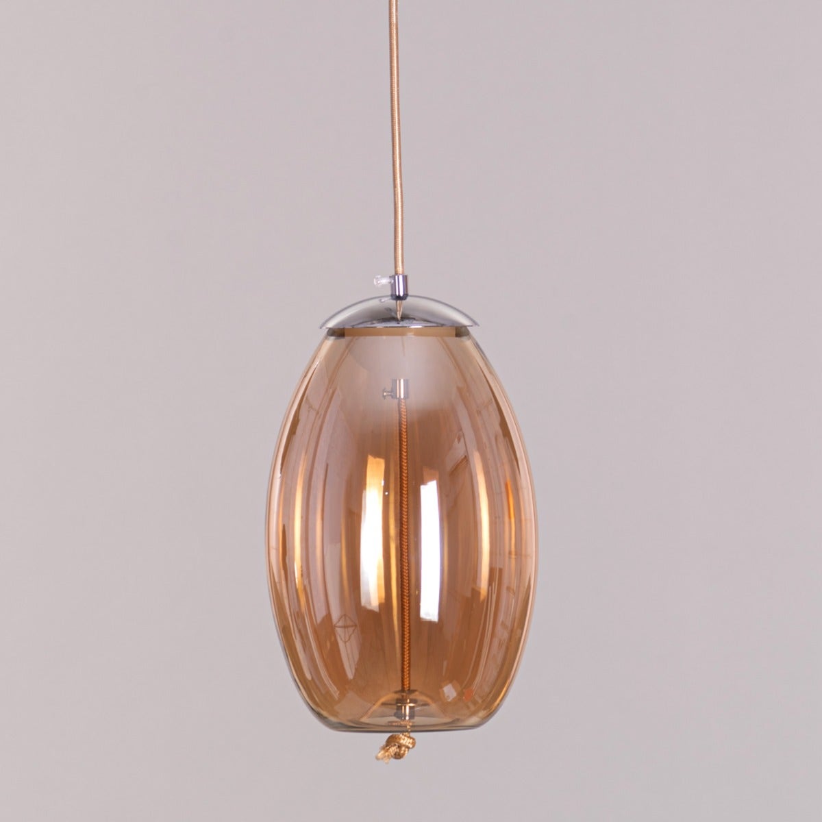 Feel The Feels (Amber, Built-In LED) Glass Pendant Light
