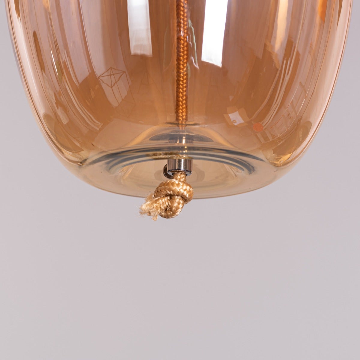 Feel The Feels (Amber, Built-In LED) Glass Pendant Light