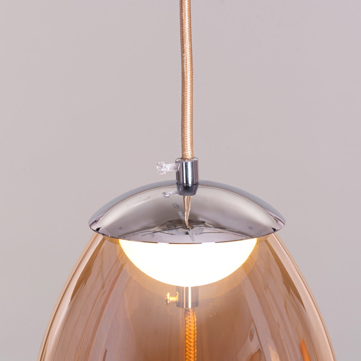 Feel The Feels (Amber, Built-In LED) Glass Pendant Light