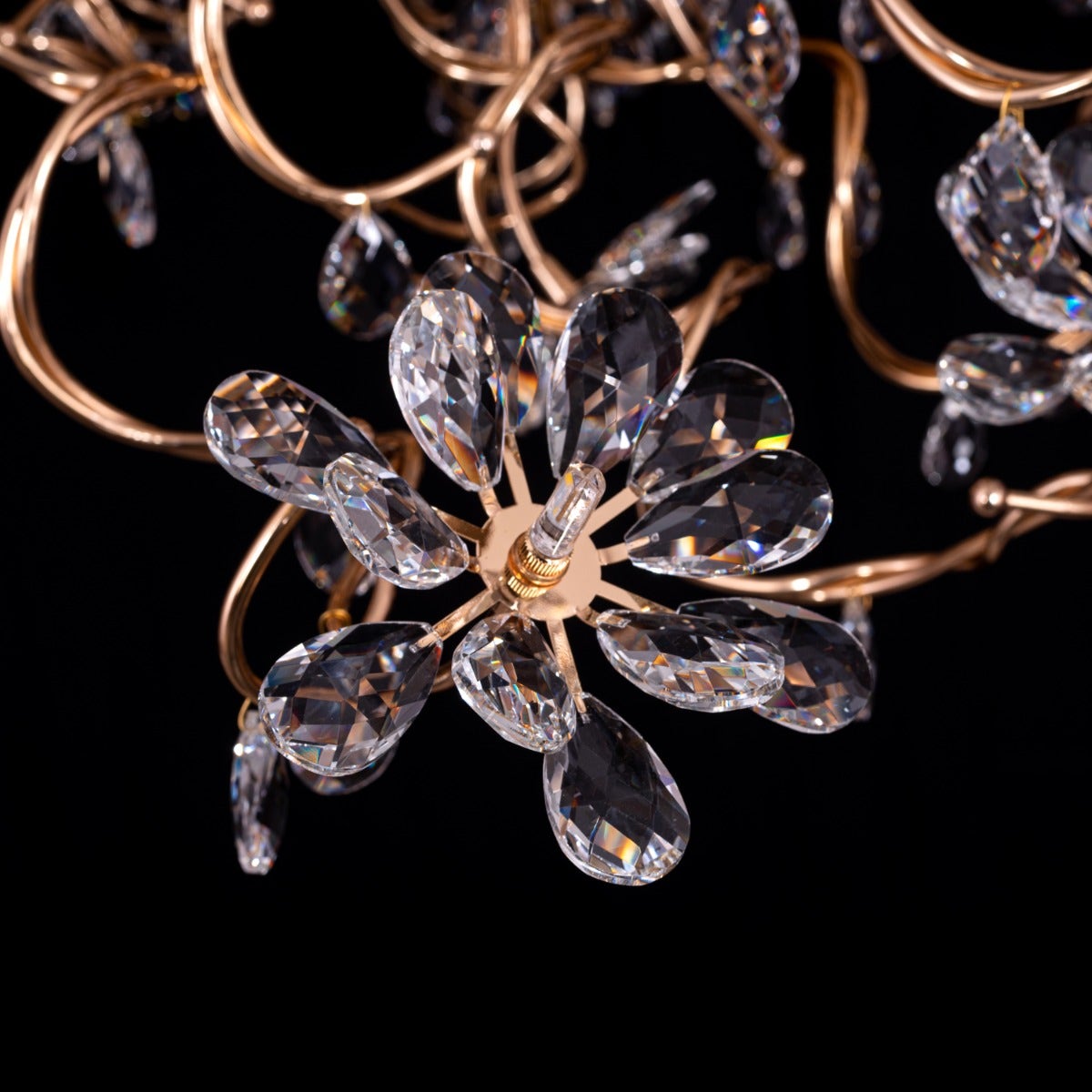 Control The Trolls (Large, Gold) Crystal Chandelier