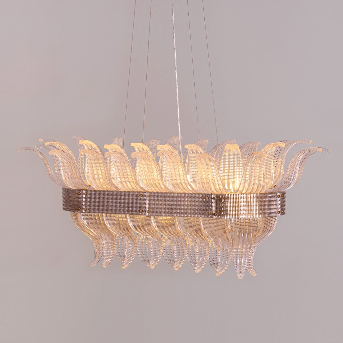 Seat At The Table (Large, Gold) Crystal Chandelier