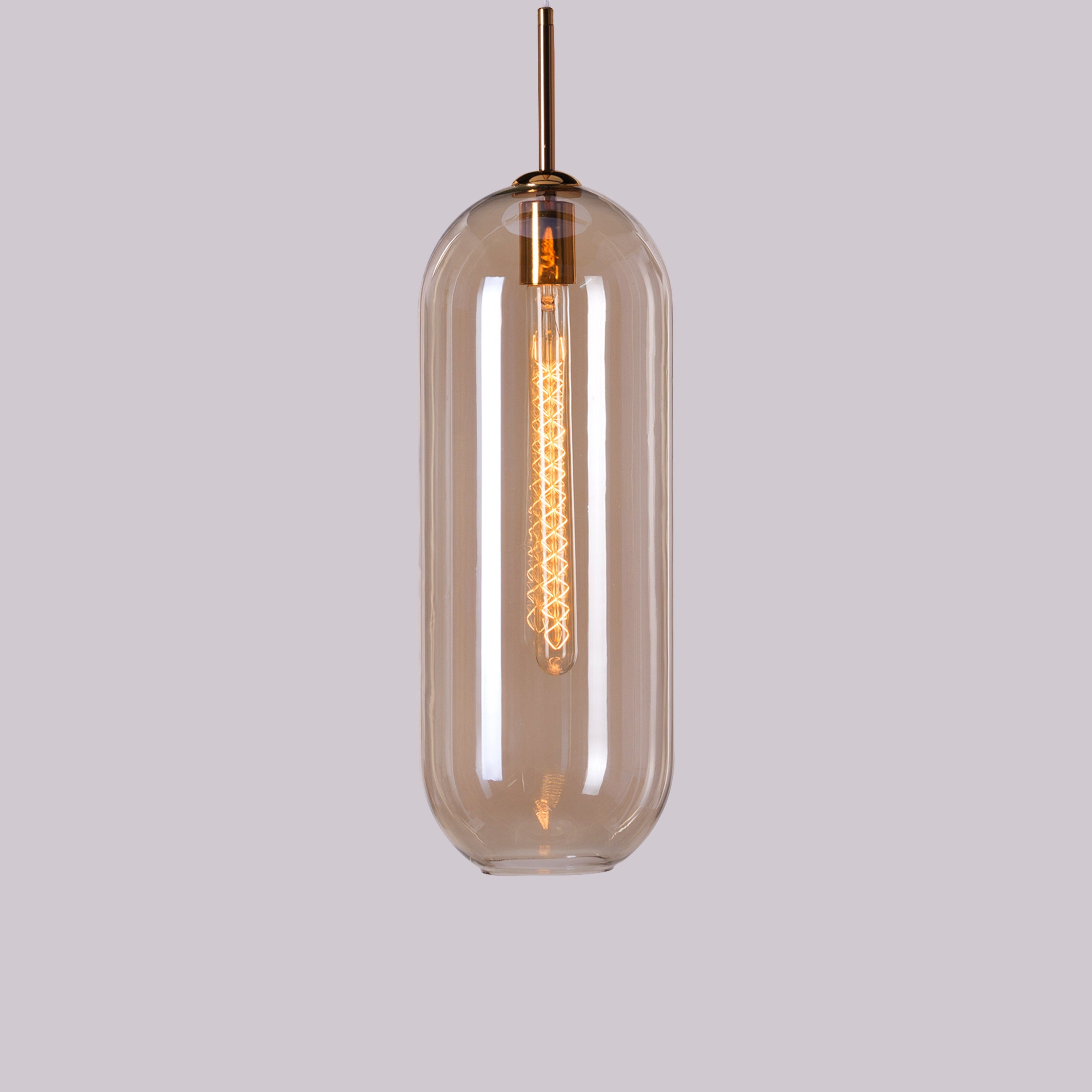 Gold Glamour (Large, Gold) Glass Pendant Light