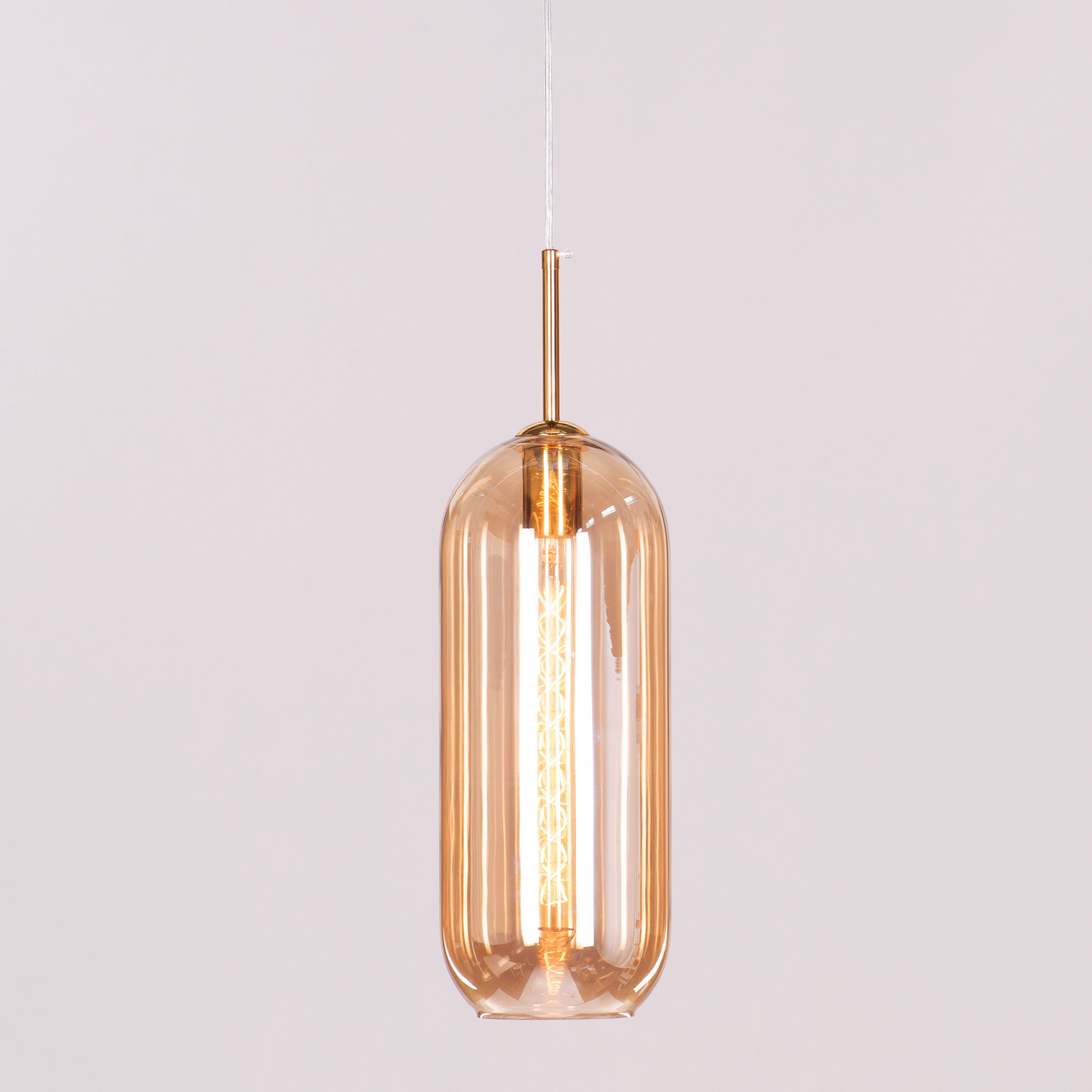 Gold Glamour (Medium, Gold) Glass Pendant Light
