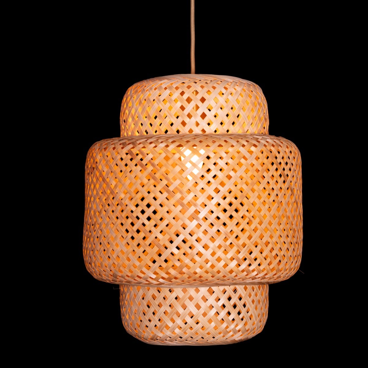 Feelings Are Hard Rattan Pendant Light