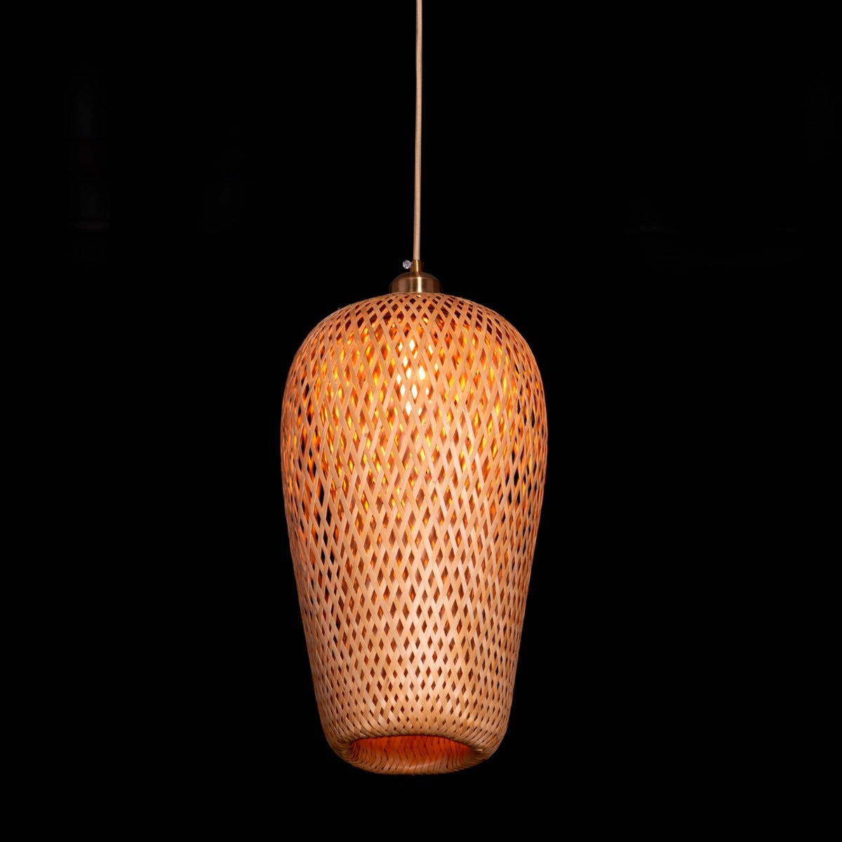 Pay Your Dues Rattan Pendant Light