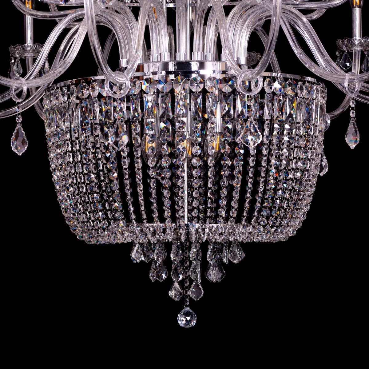 Letters Of Love Grand (Large, Chrome) Crystal Chandelier