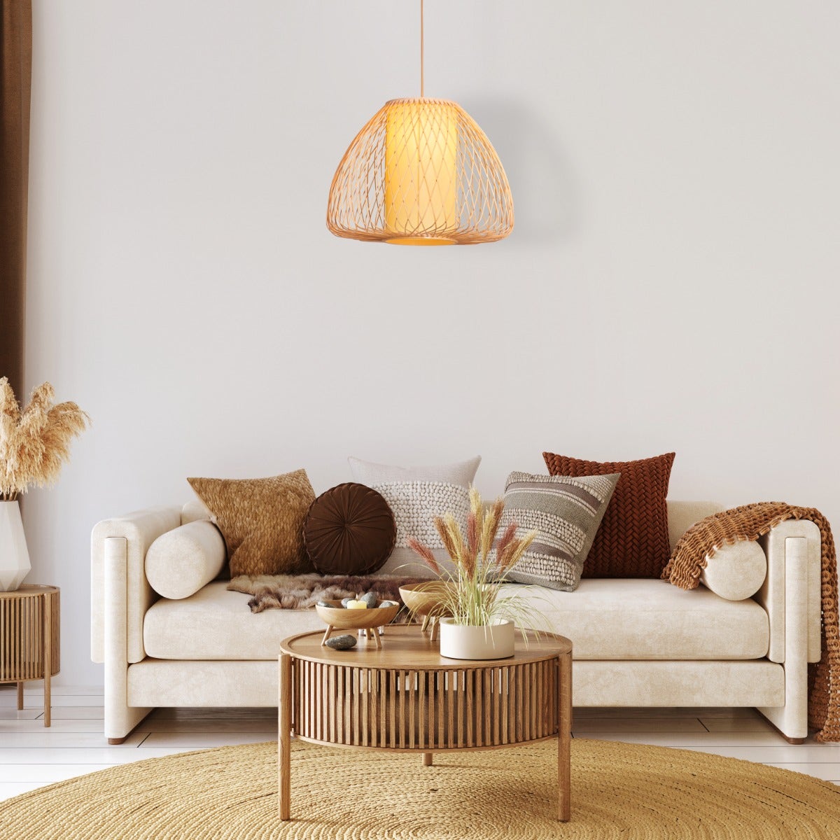Zen Life Bamboo Pendant Light