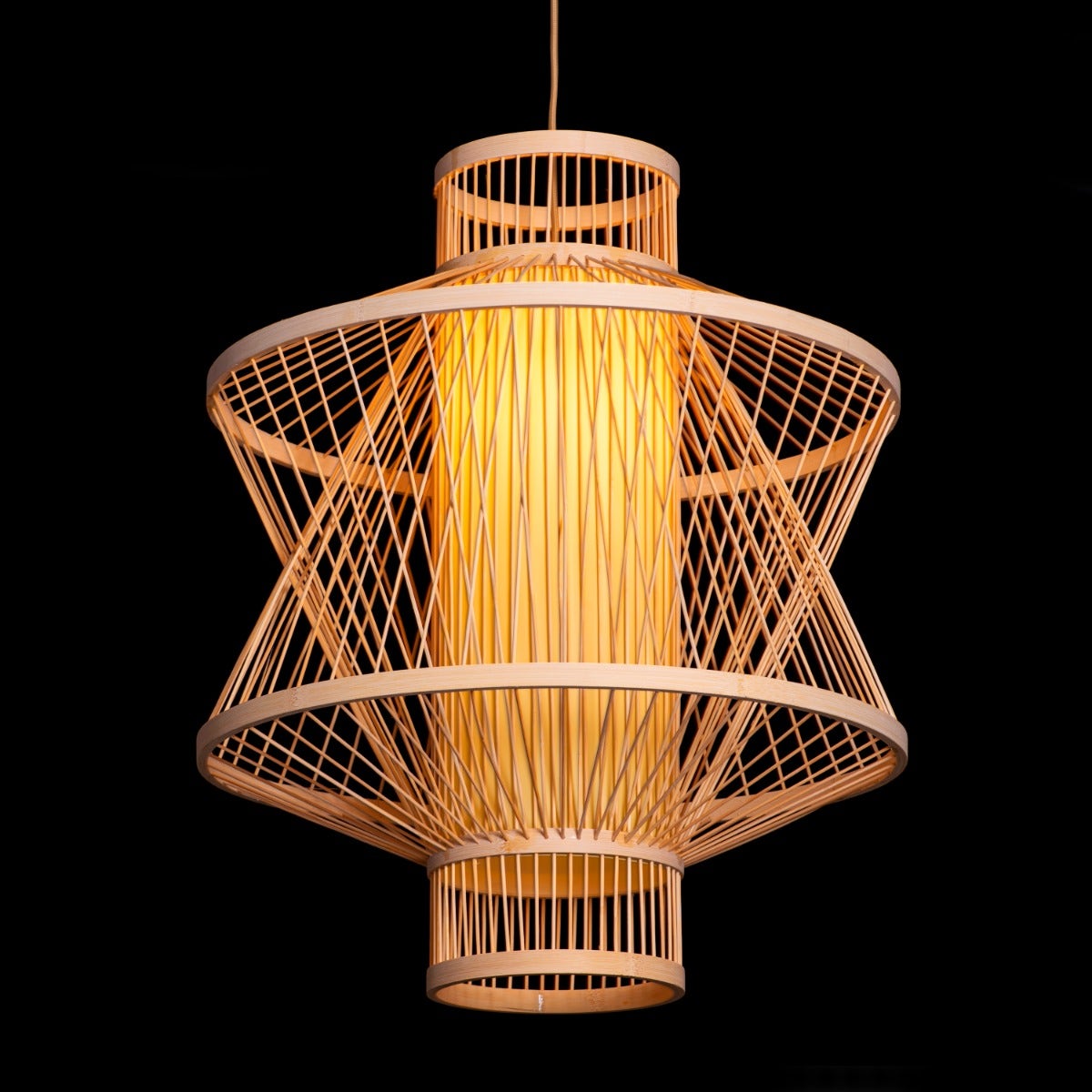 Golden Grove Bamboo Pendant Light