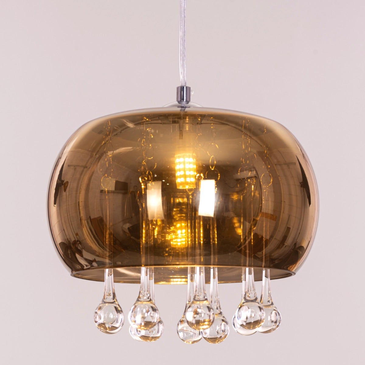 Enchanted (Small, Gold) Crystal Chandelier