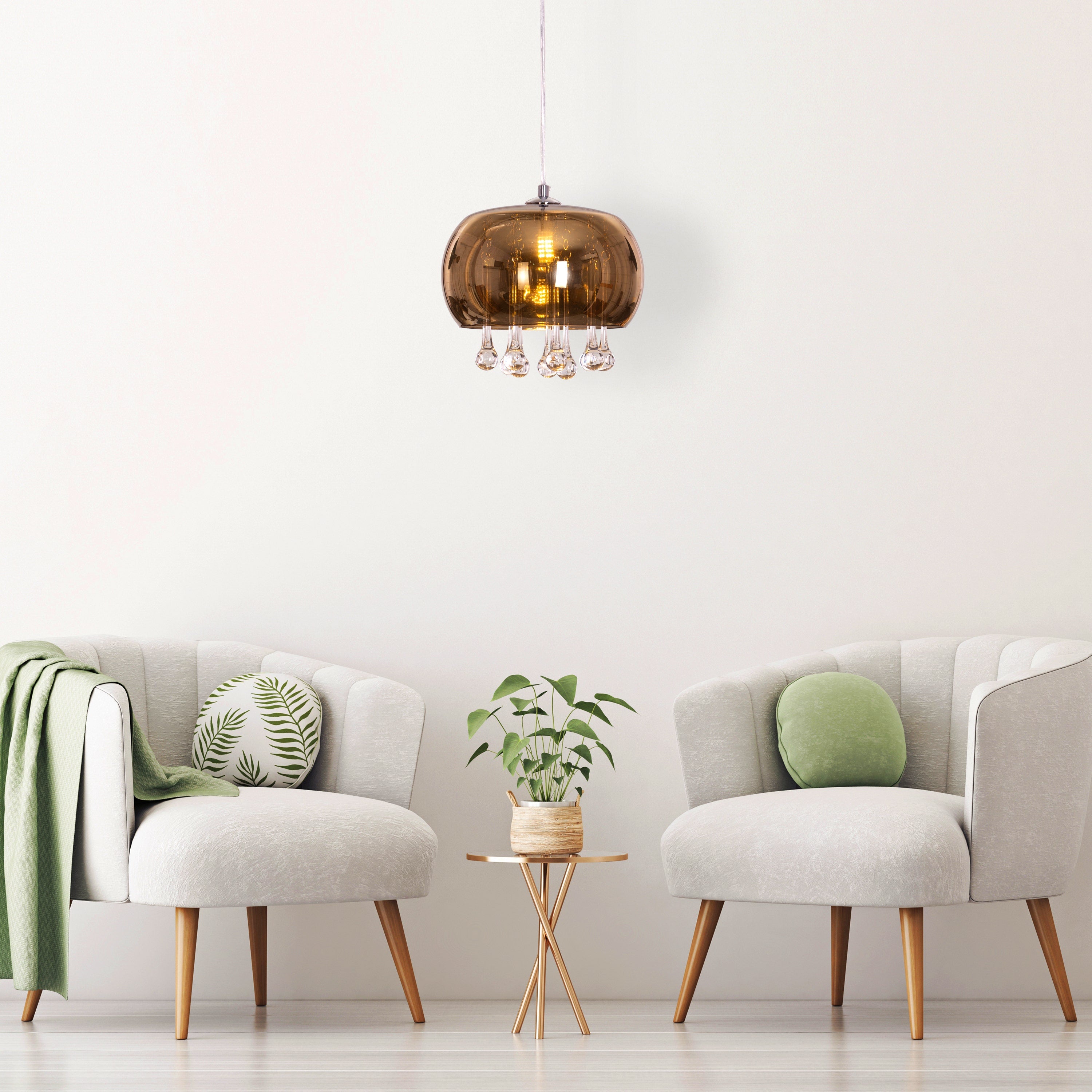 Enchanted (Small, Gold) Crystal Chandelier