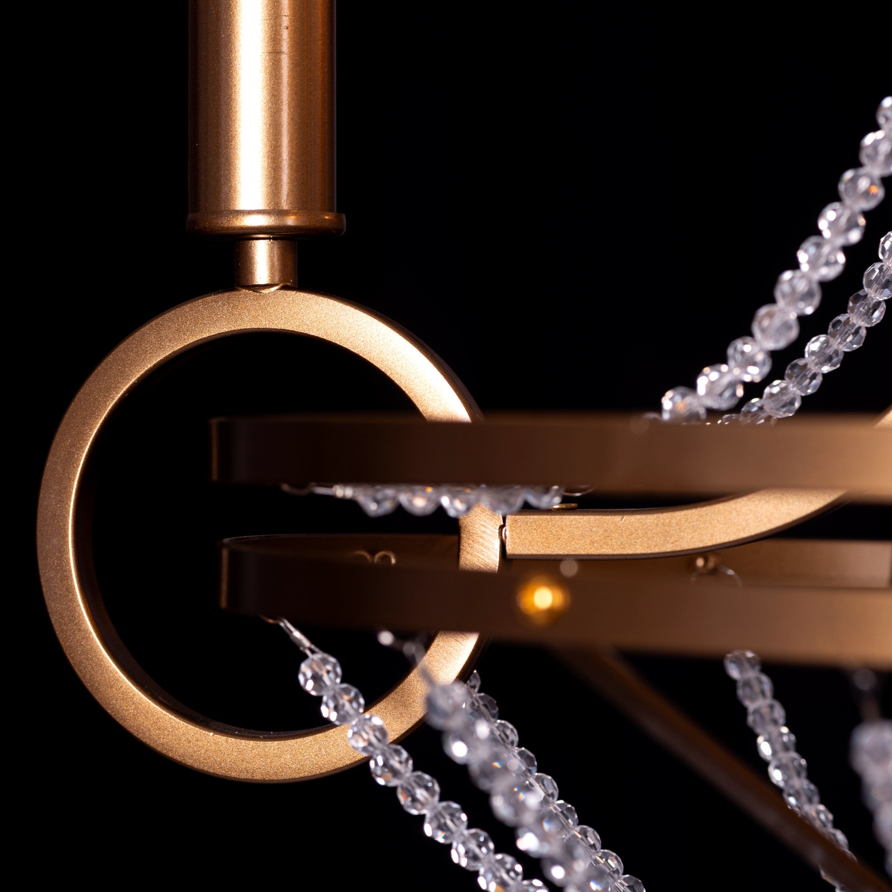 Waterfront (Gold) Crystal Pendant Light