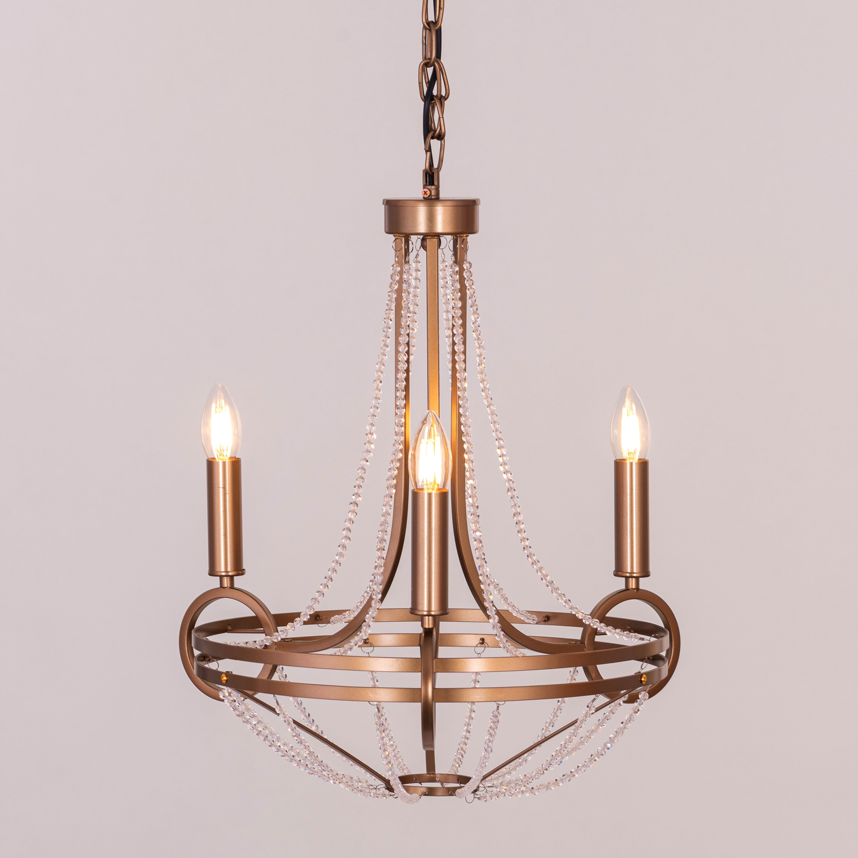 Waterfront (Gold) Crystal Pendant Light