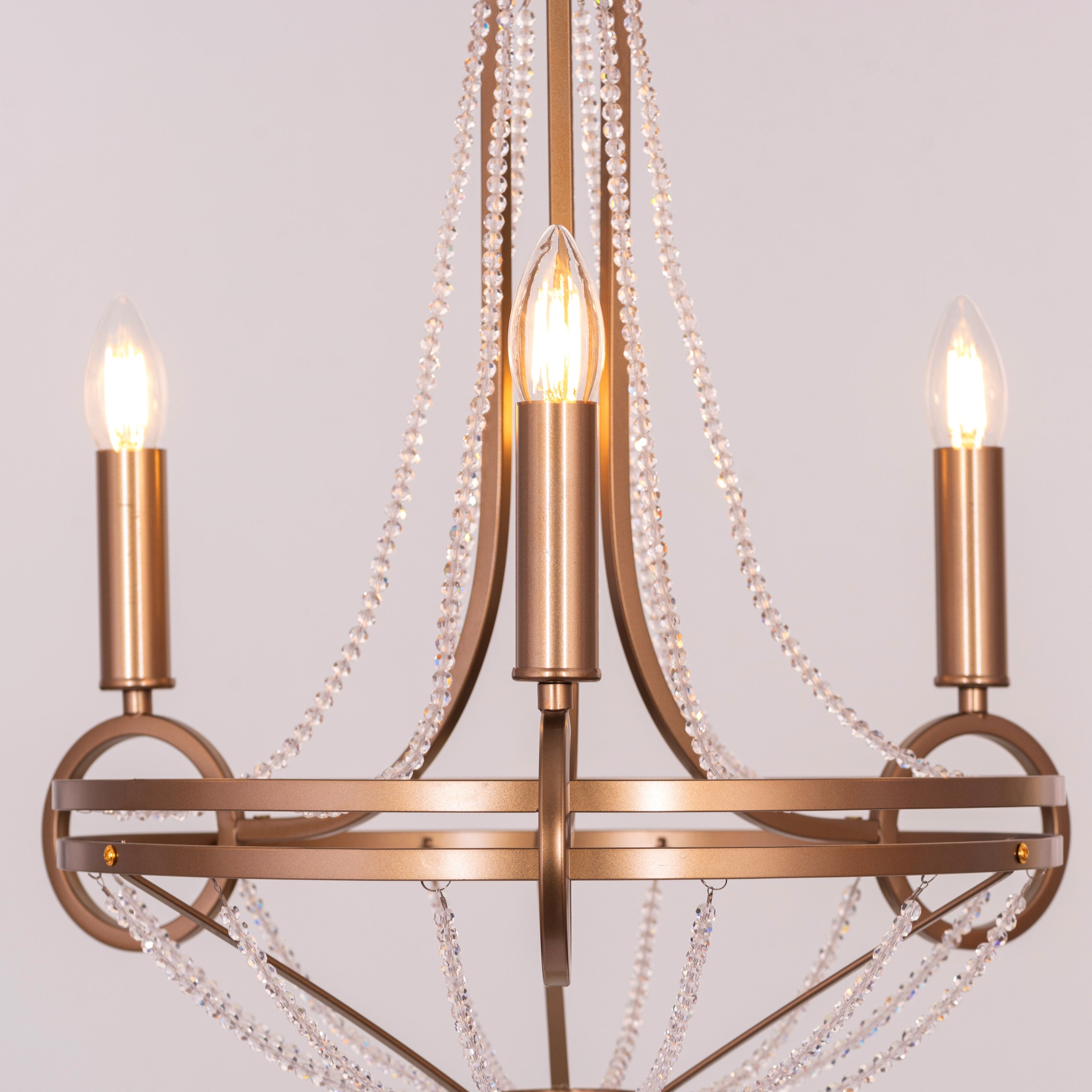 Waterfront (Gold) Crystal Pendant Light