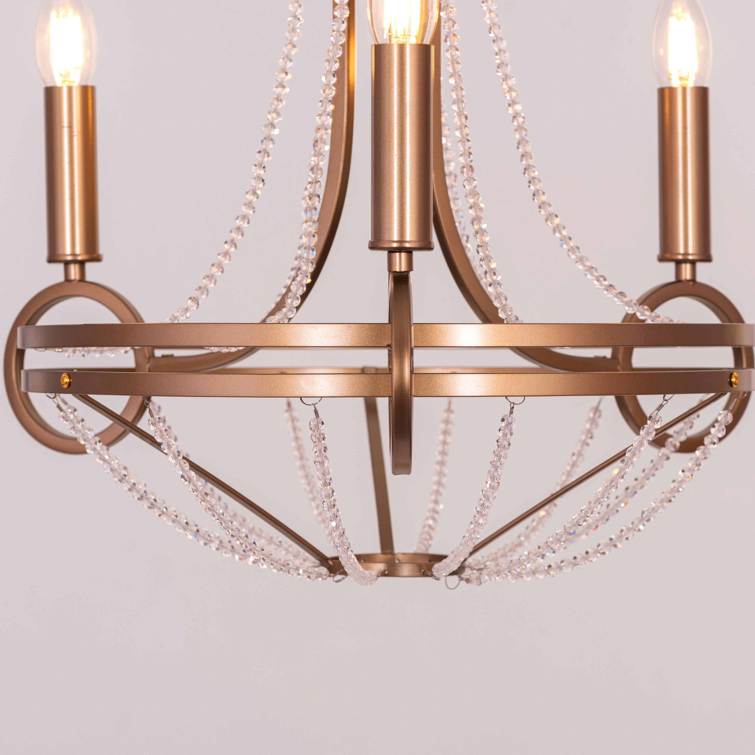 Waterfront (Gold) Crystal Pendant Light