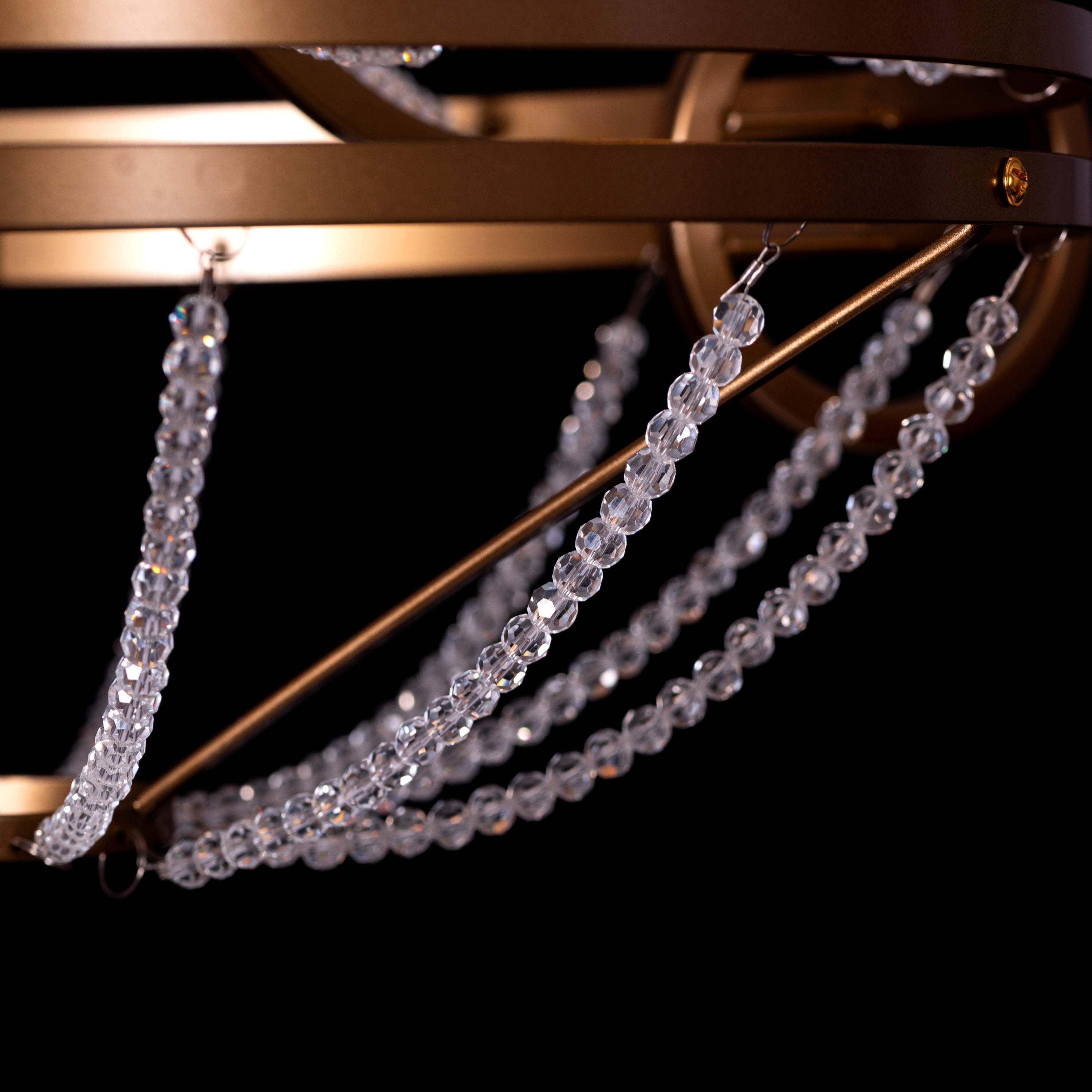 Waterfront (Gold) Crystal Pendant Light