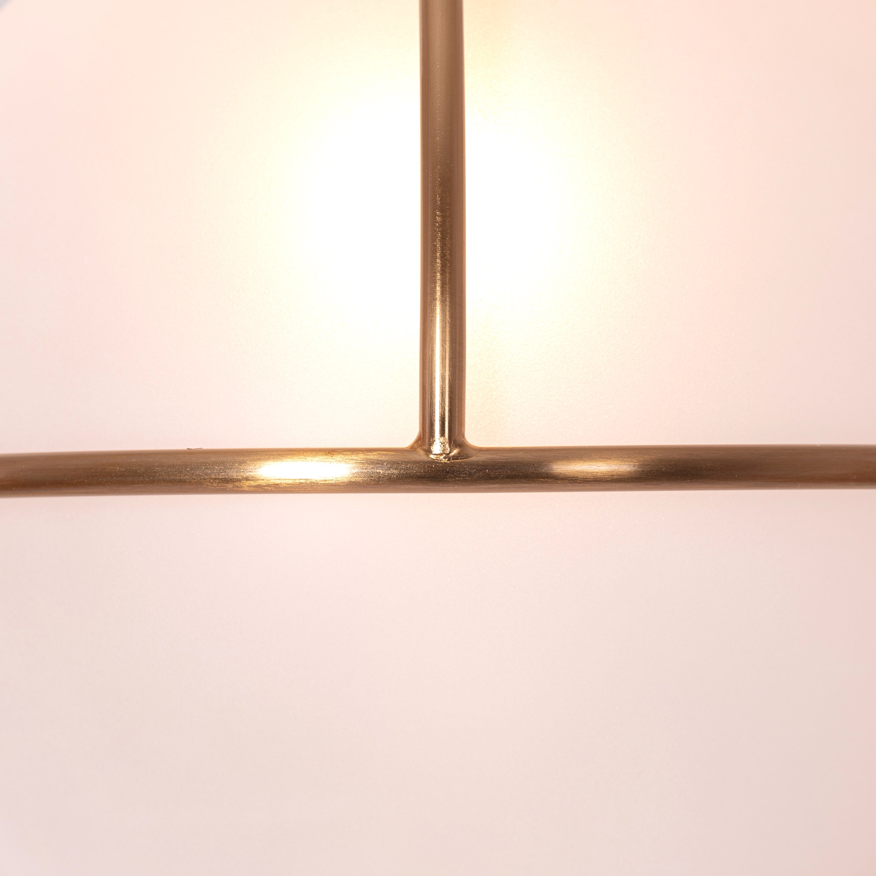 Find Me Nowhere (Gold) Frosted Glass Pendant Light