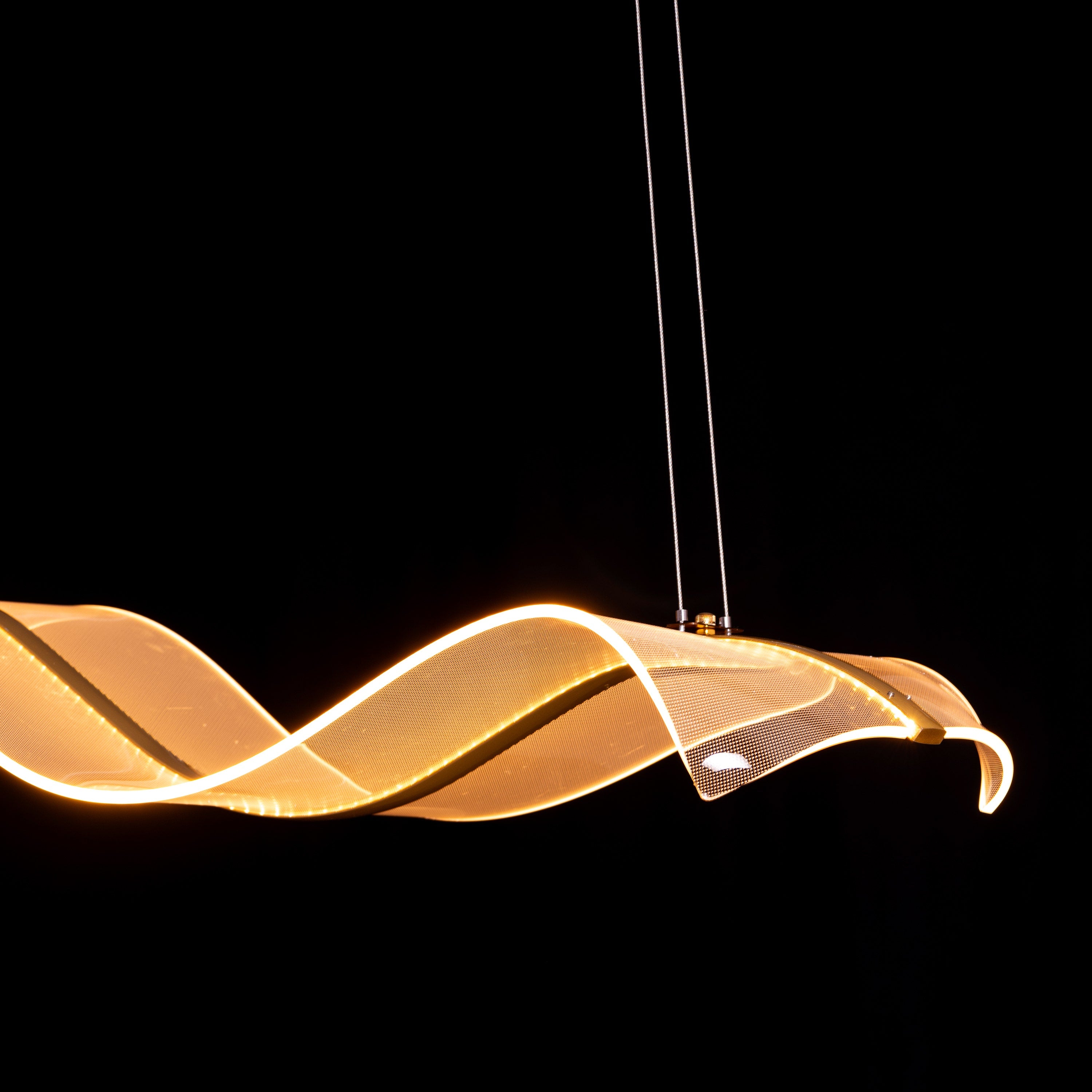 Summer Days (Gold, 3 Color LED) Chandelier