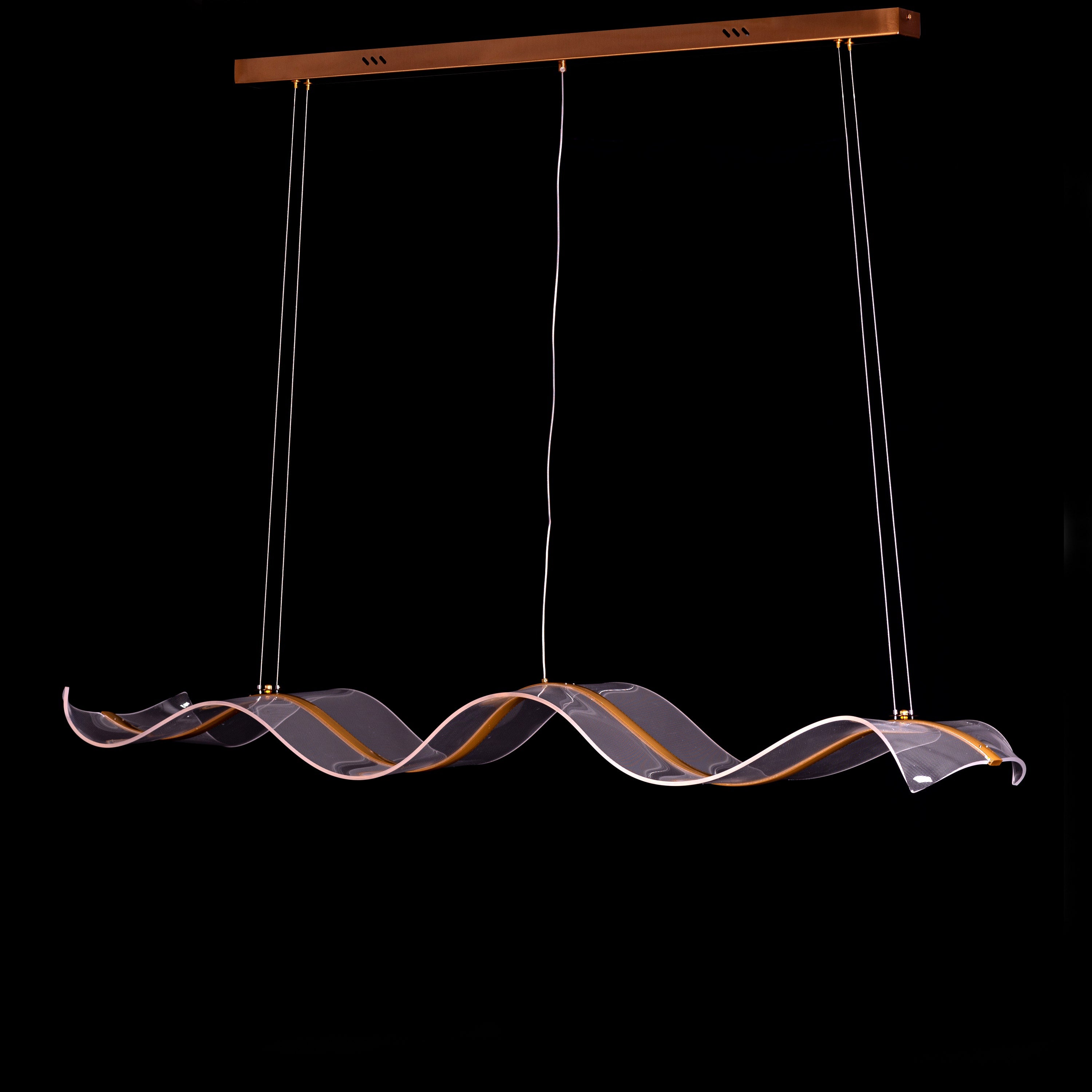 Summer Days (Gold, 3 Color LED) Chandelier