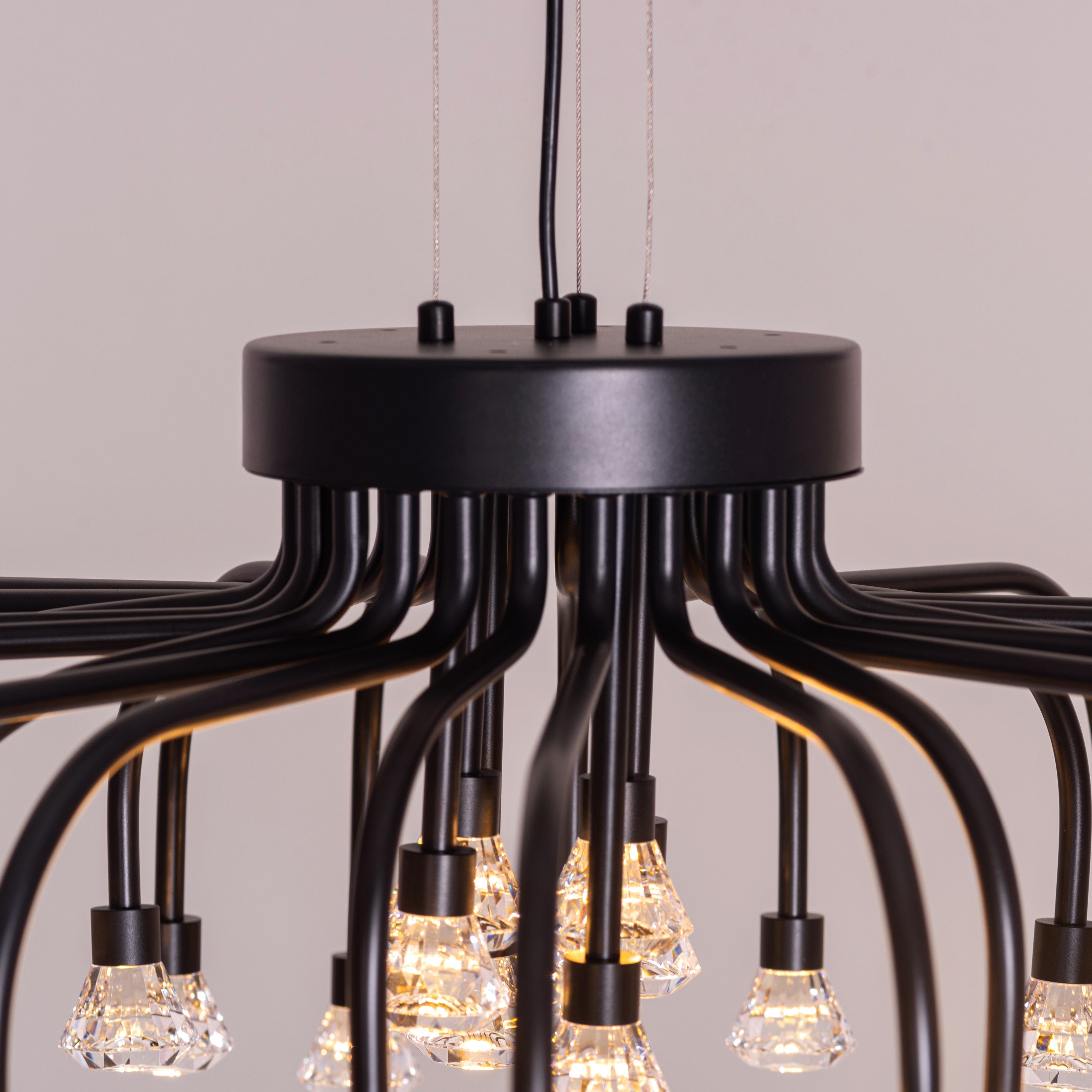 Queen Of Chaos (Black) Built-In LED Chandelier